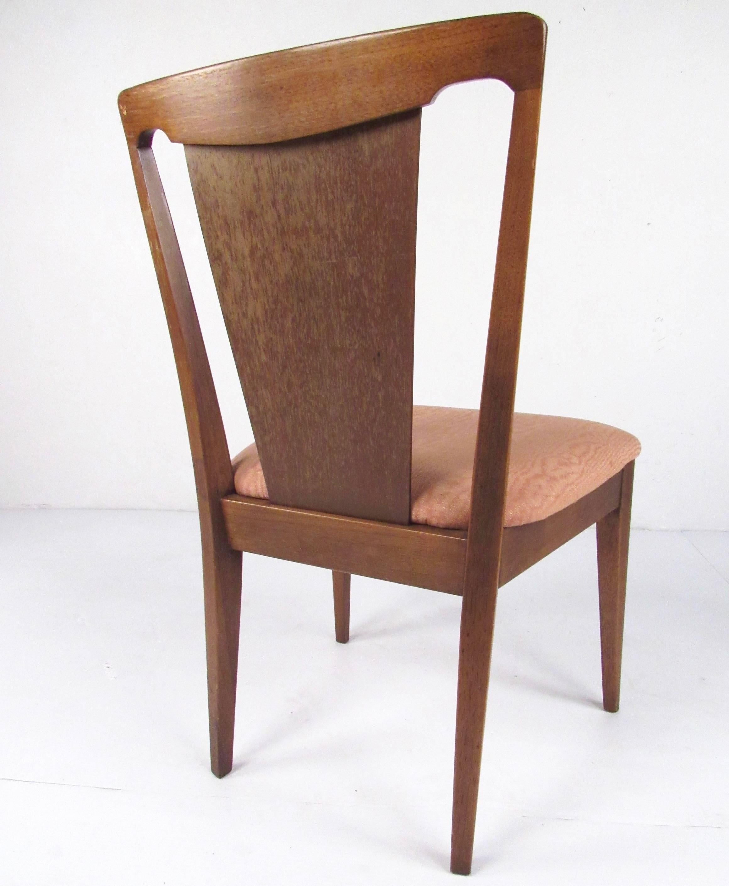 Set of Six Vintage Modern Dining Room Chairs 1