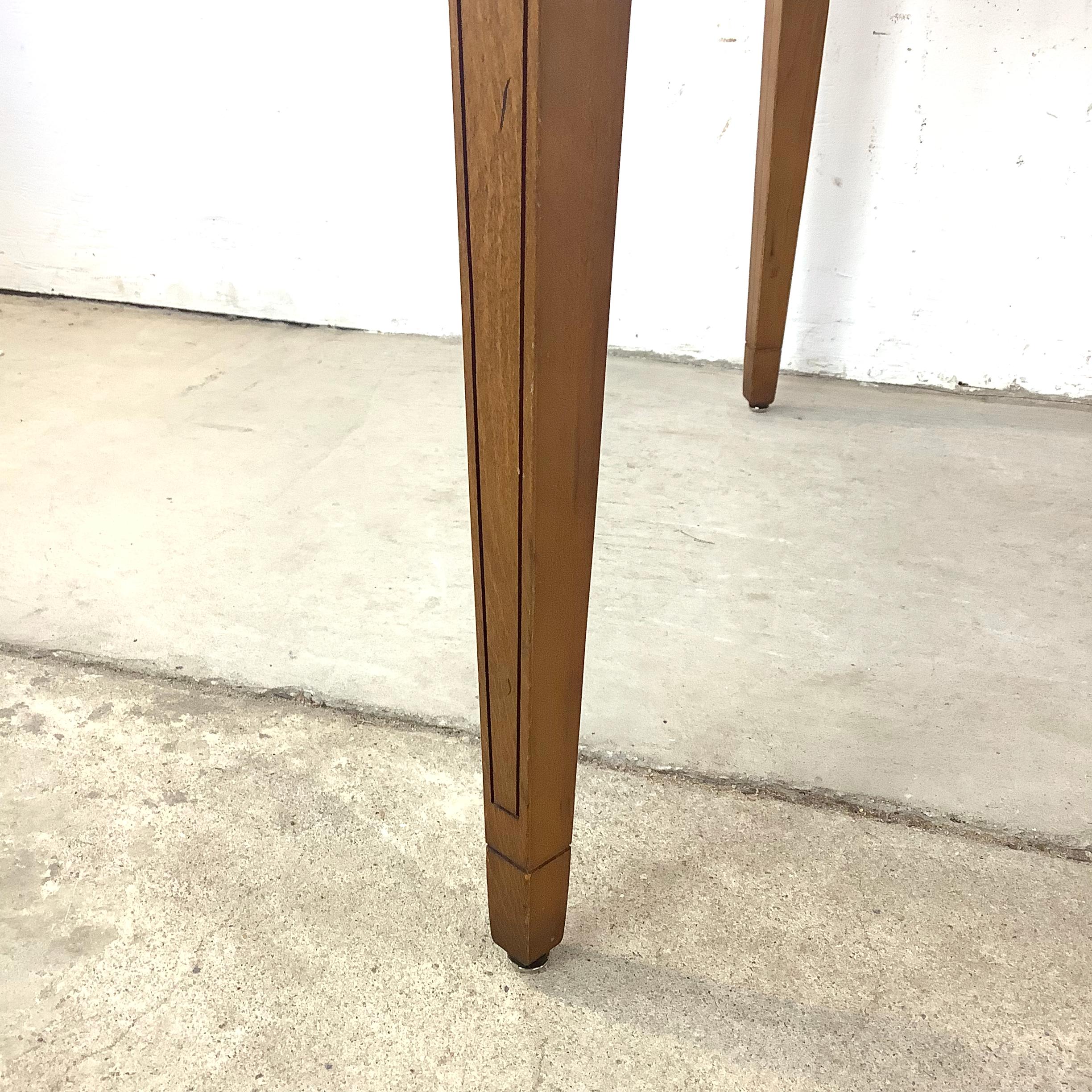 Table de salle à manger moderne vintage avec feuille en vente 6