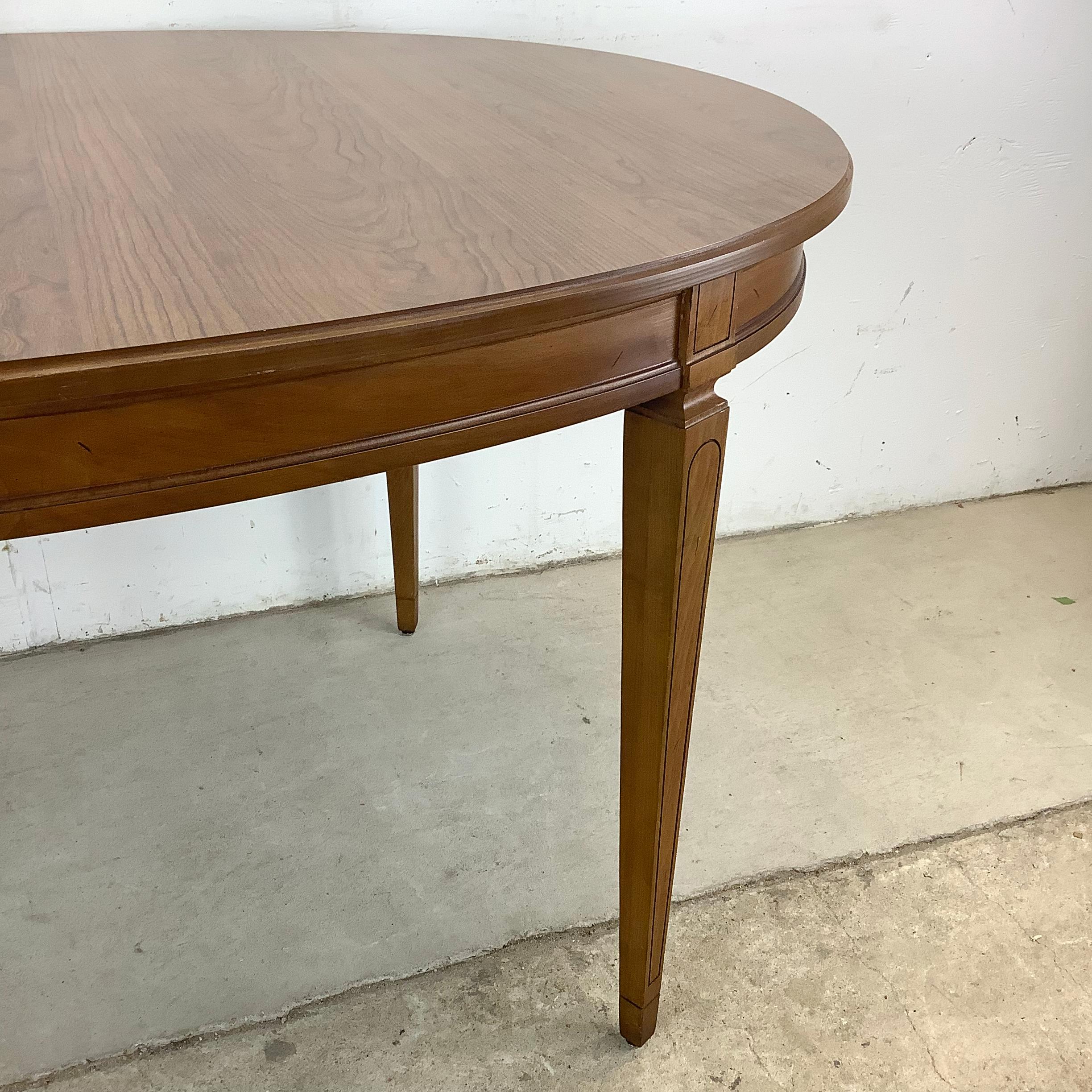 Table de salle à manger moderne vintage avec feuille en vente 8