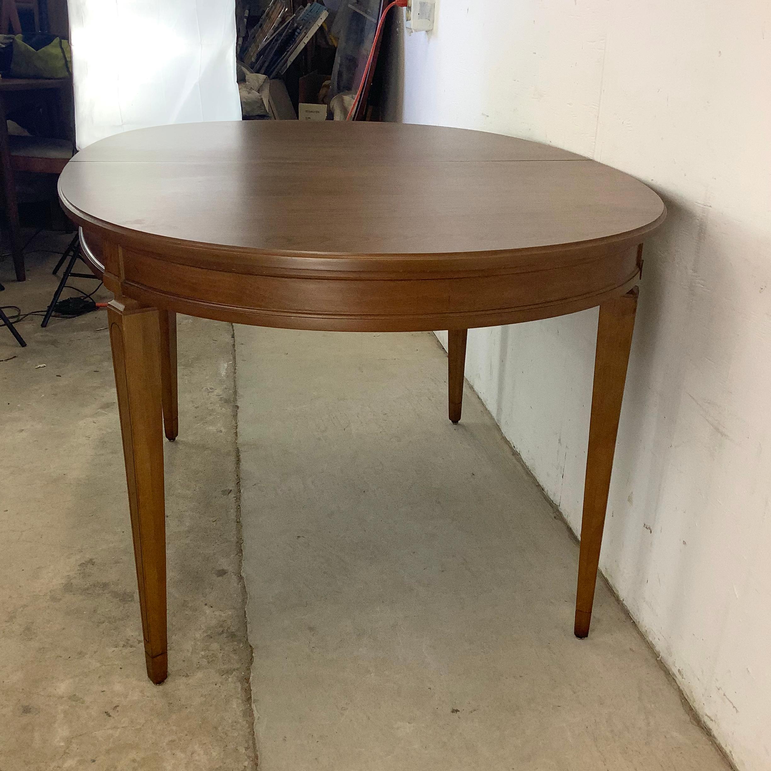Table de salle à manger moderne vintage avec feuille en vente 9