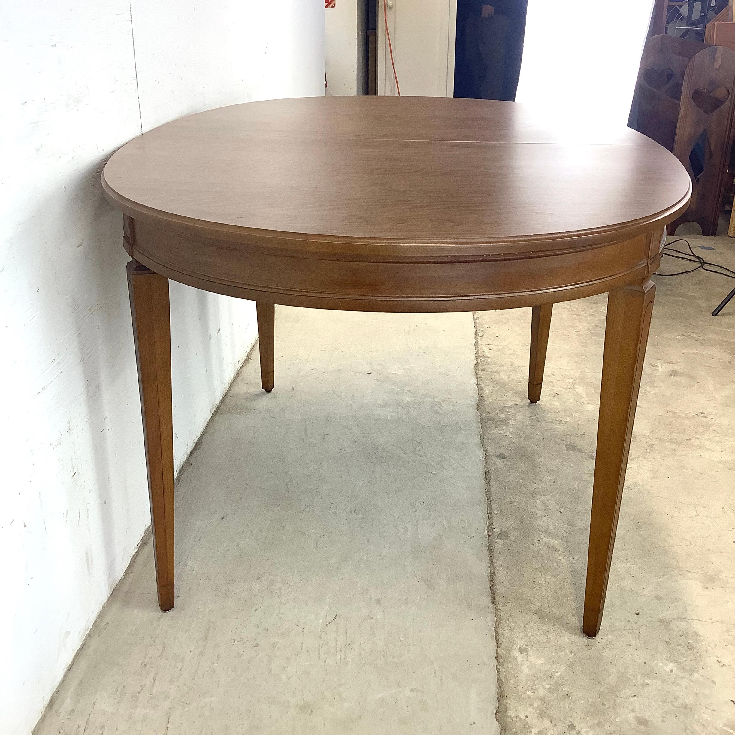 Table de salle à manger moderne vintage avec feuille en vente 10