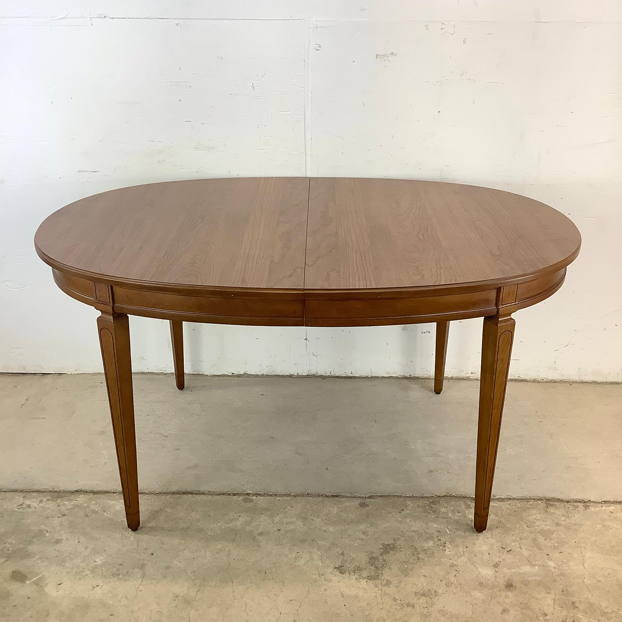 Table de salle à manger moderne vintage avec feuille en vente 12