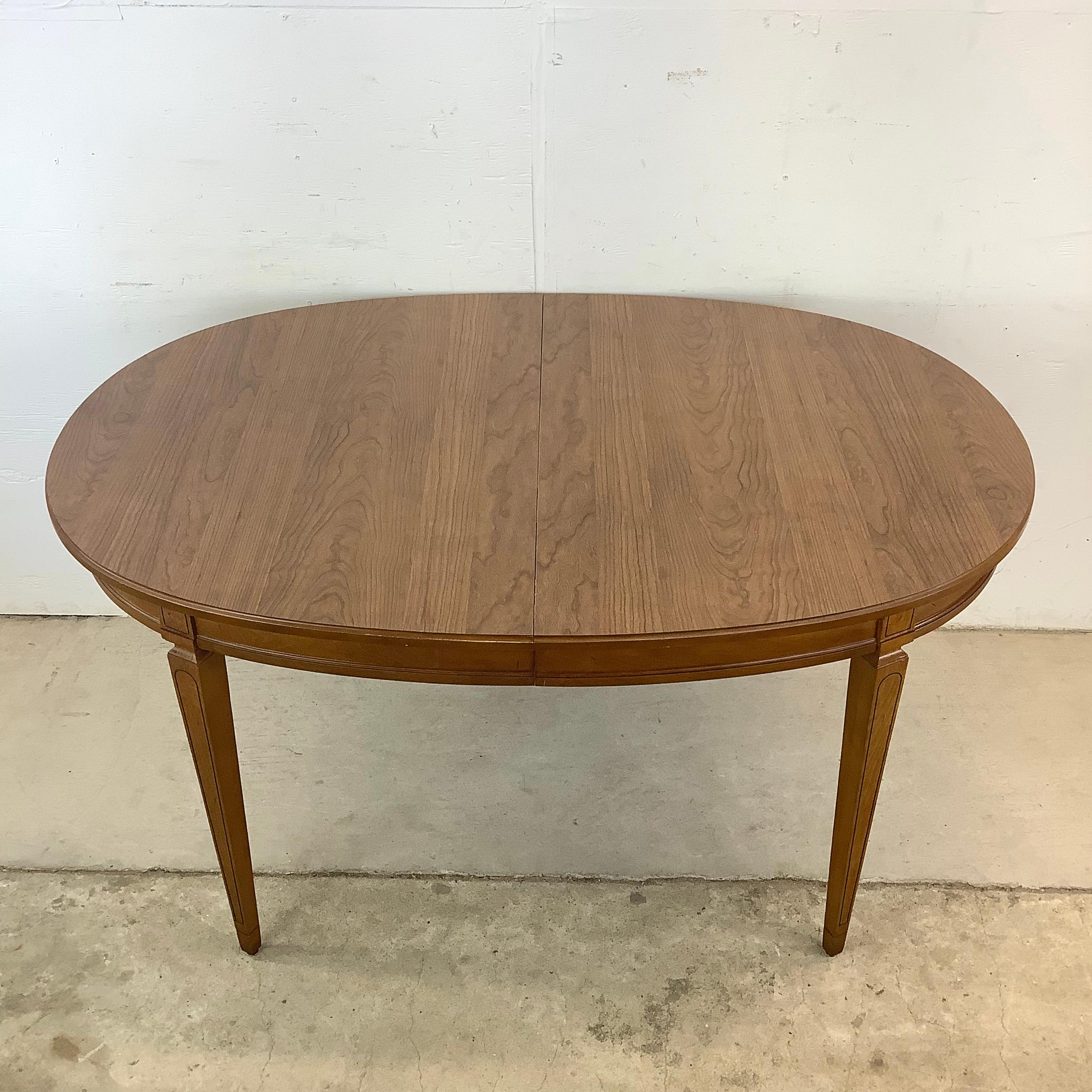 Inconnu Table de salle à manger moderne vintage avec feuille en vente