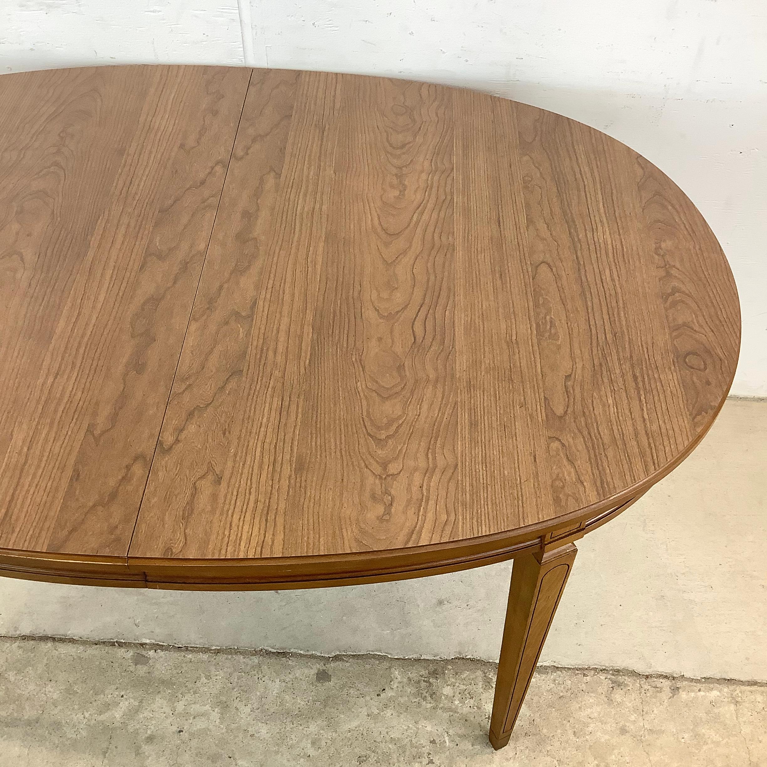 Table de salle à manger moderne vintage avec feuille Bon état - En vente à Trenton, NJ