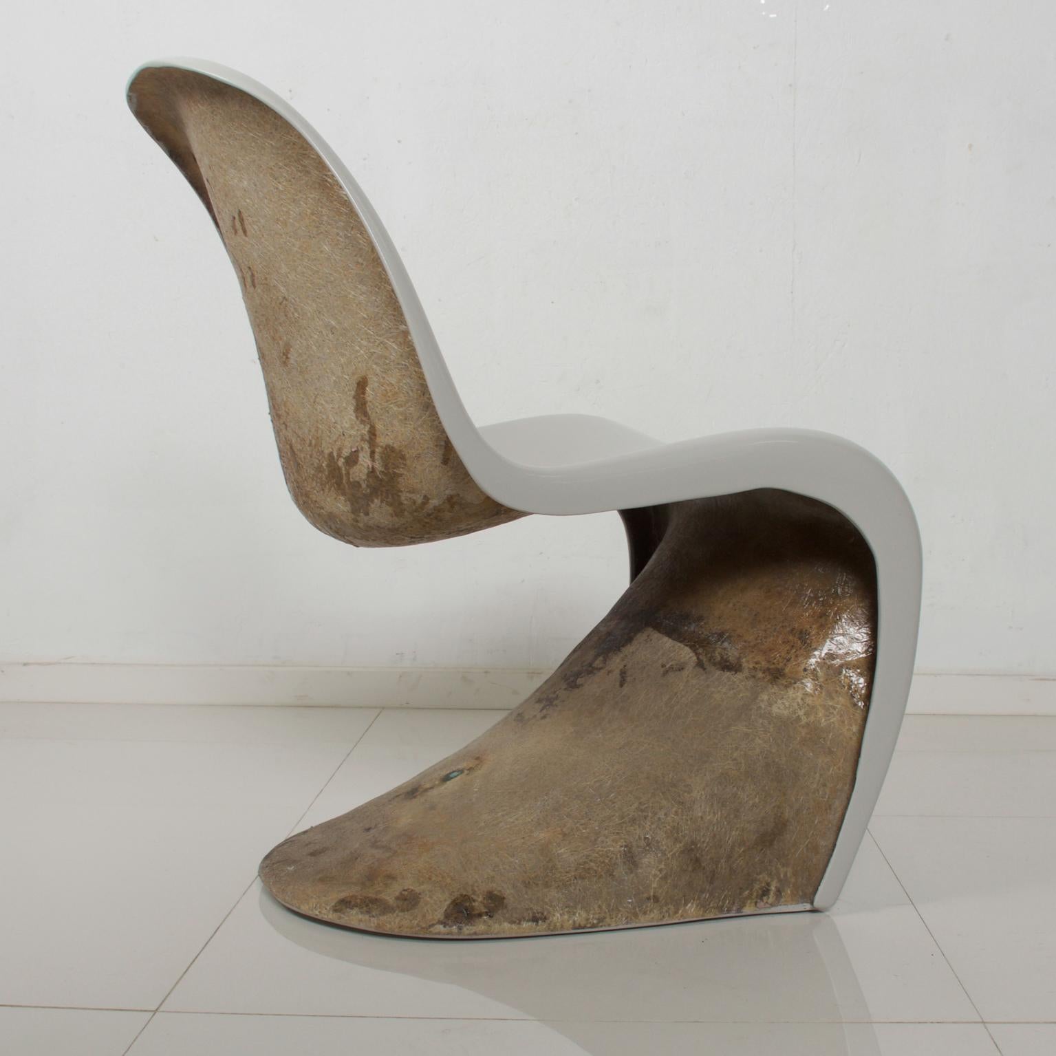 1959 Early Modern Fiberglass Verner Panton S Chair for Herman Miller For Sale 1
