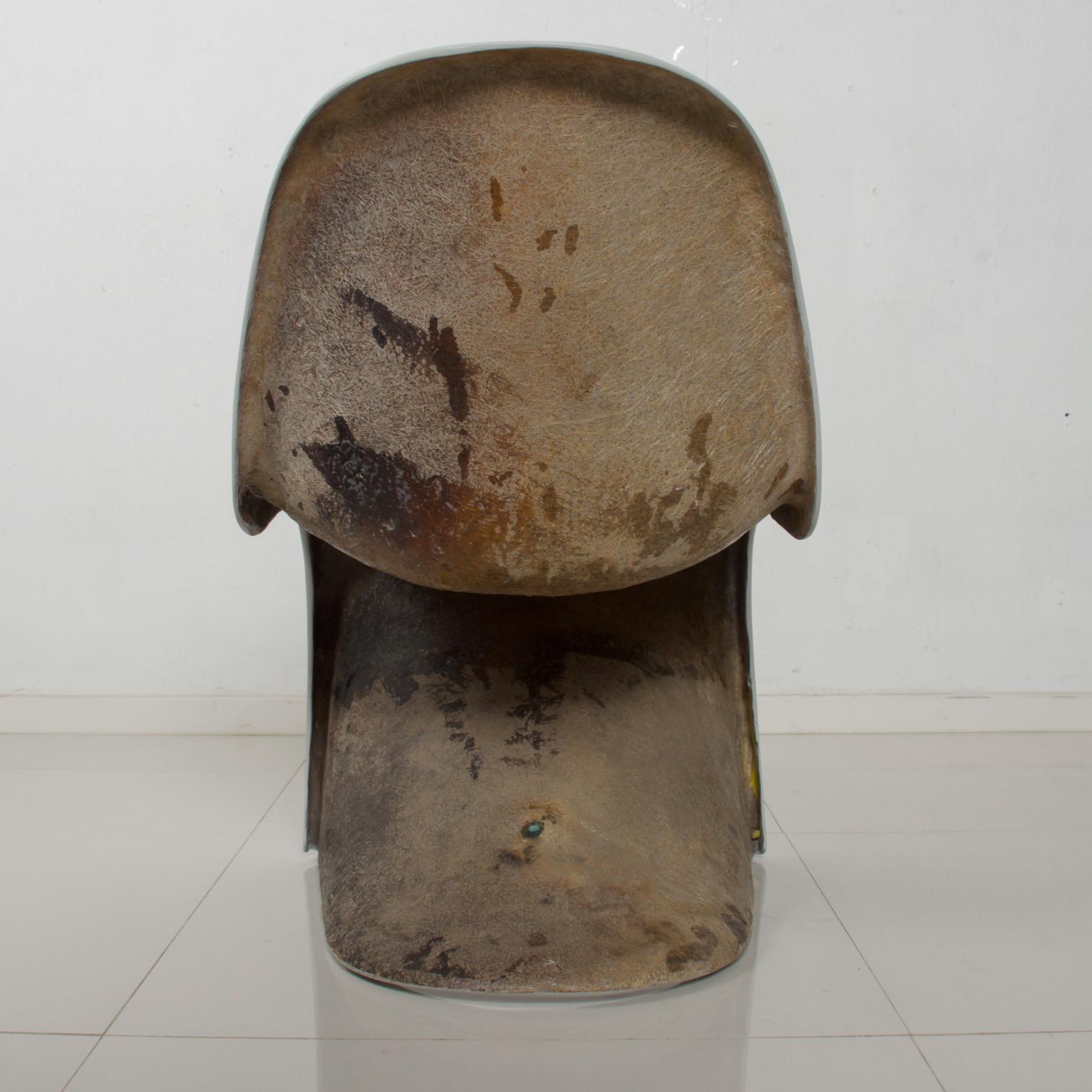 1959 Early Modern Fiberglas Verner Panton S Chair für Herman Miller im Angebot 1
