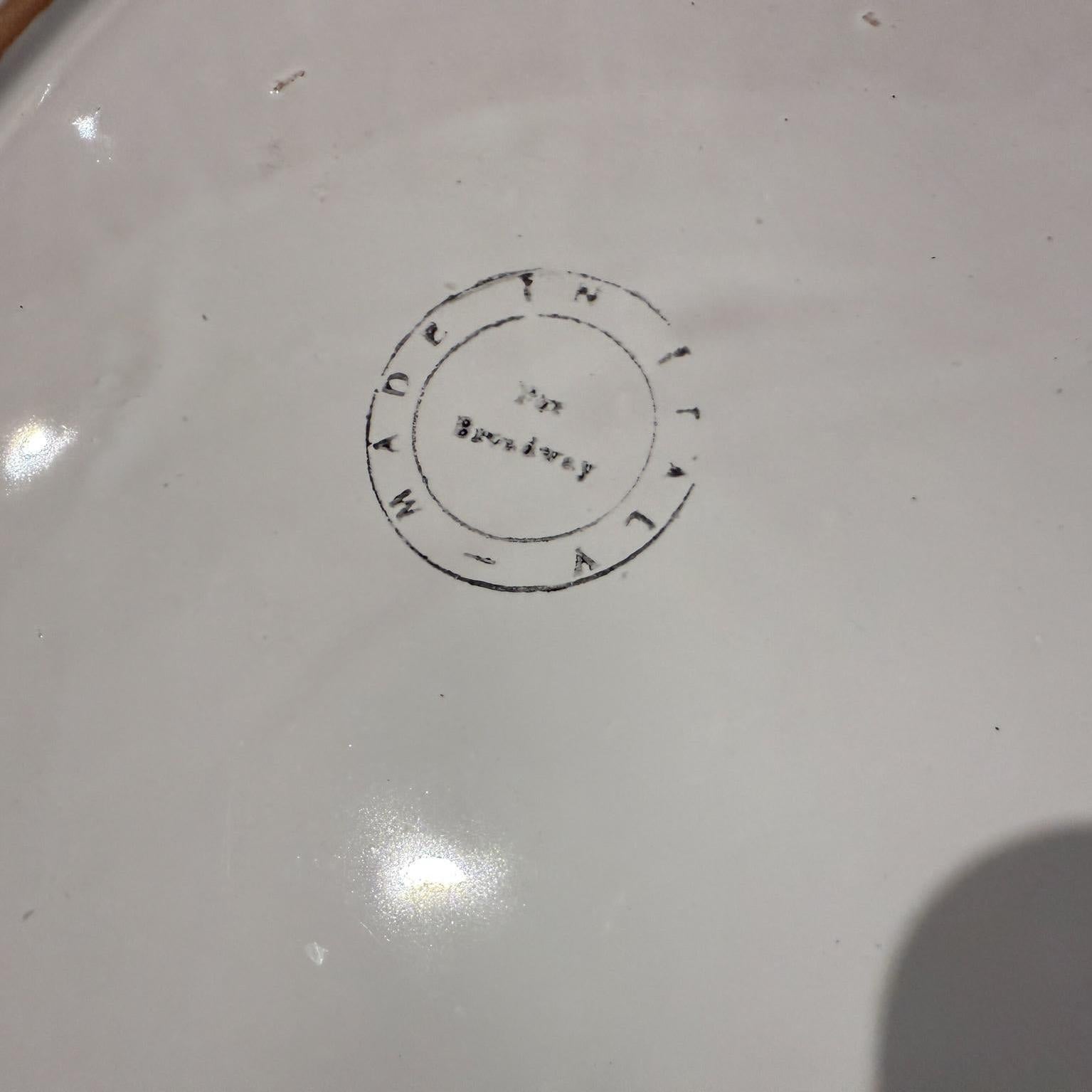 Plato Vintage de Cerámica Moderna de Pescado Hecho en Italia en venta 1