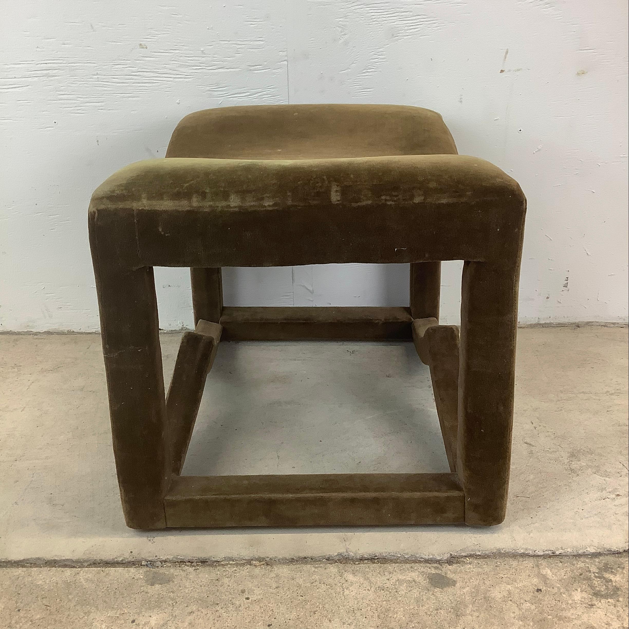 Other Vintage Modern Footstool or Ottoman For Sale