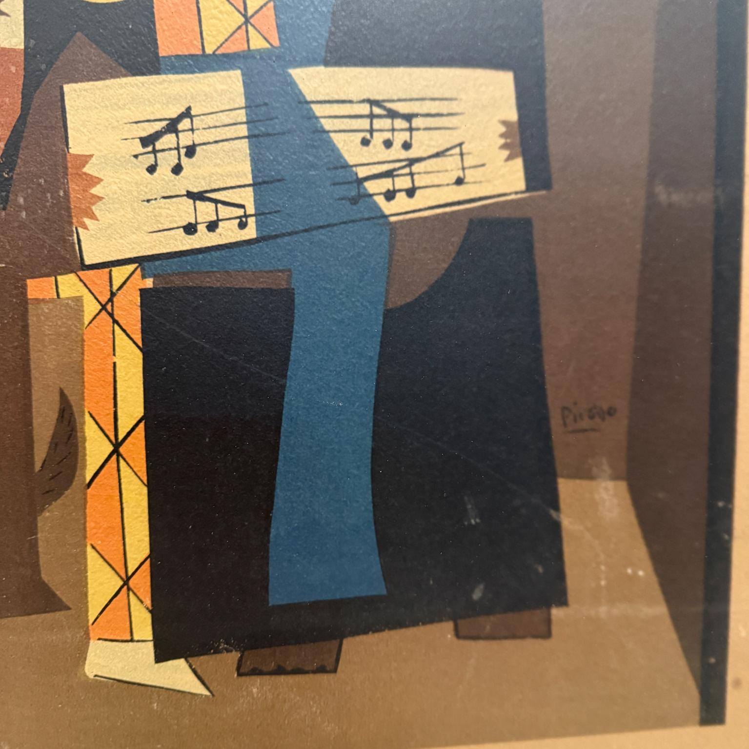 Art of Vintage con cornice Picasso Tre musicisti MoMA in vendita 4