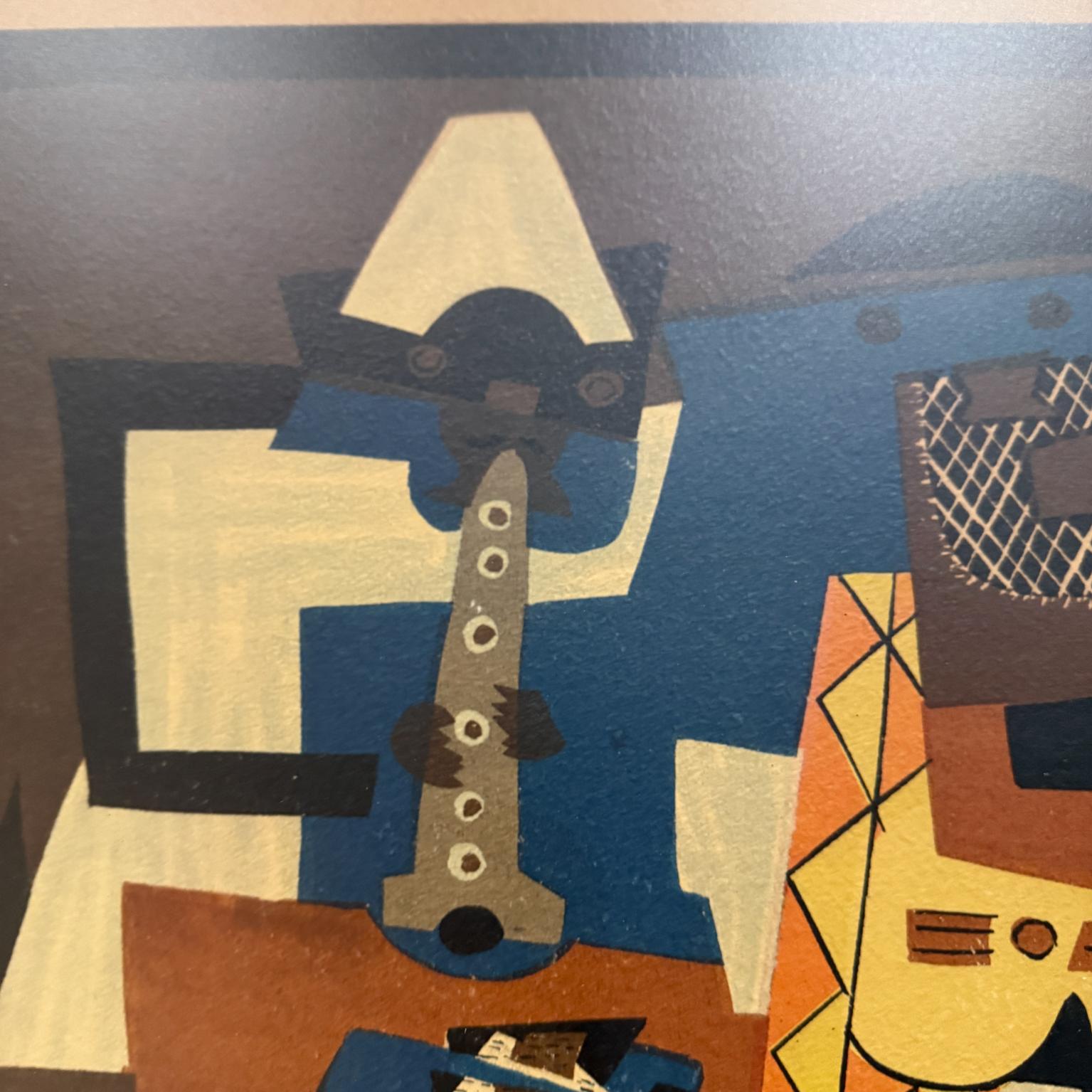 Art of Vintage con cornice Picasso Tre musicisti MoMA in vendita 7
