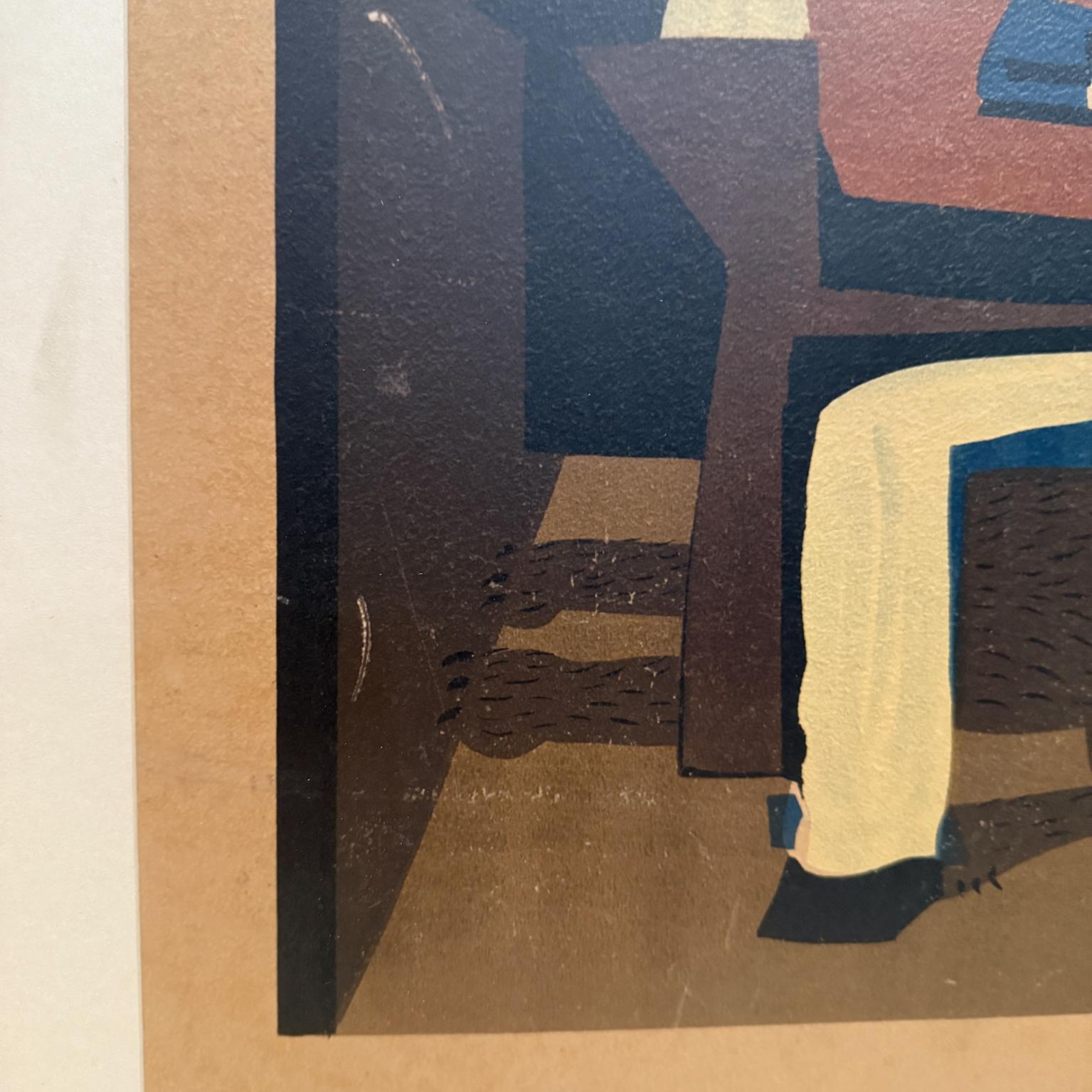 Art of Vintage con cornice Picasso Tre musicisti MoMA in vendita 1