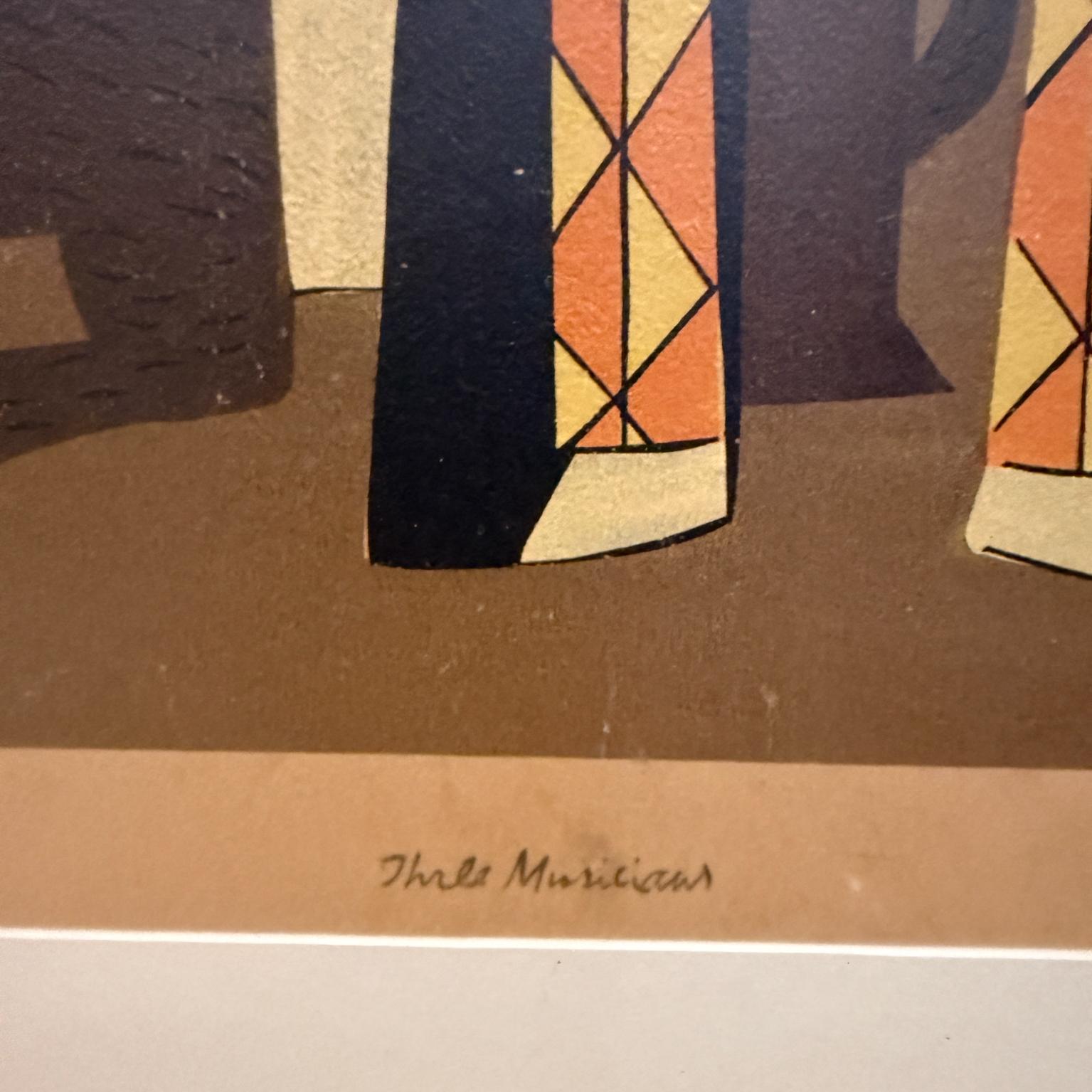 Art of Vintage con cornice Picasso Tre musicisti MoMA in vendita 2