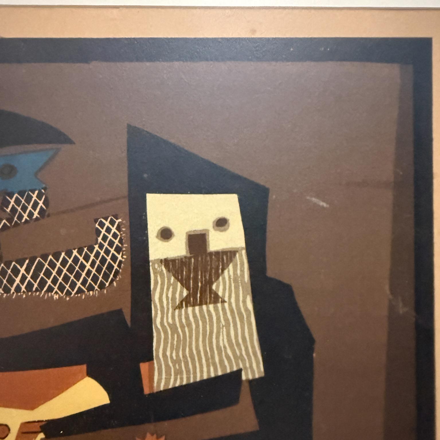 Art of Vintage con cornice Picasso Tre musicisti MoMA in vendita 3