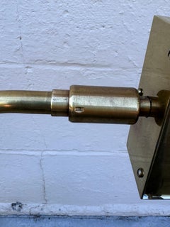 Vintage Modern Frederick Cooper Brass Adjustable Pharmacy Desk Lamp, Chicago