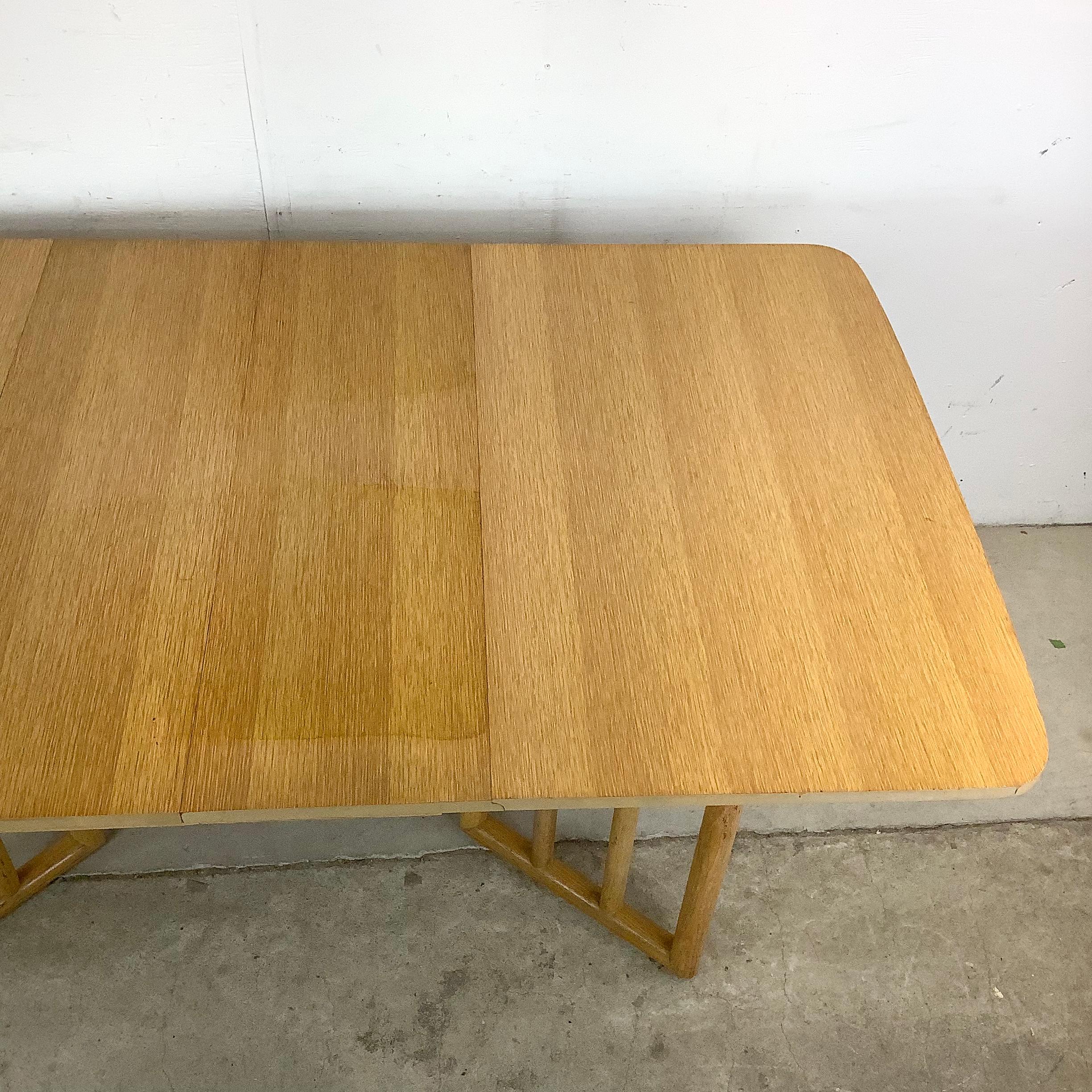 Vintage Modern Gateleg Dining Table For Sale 2