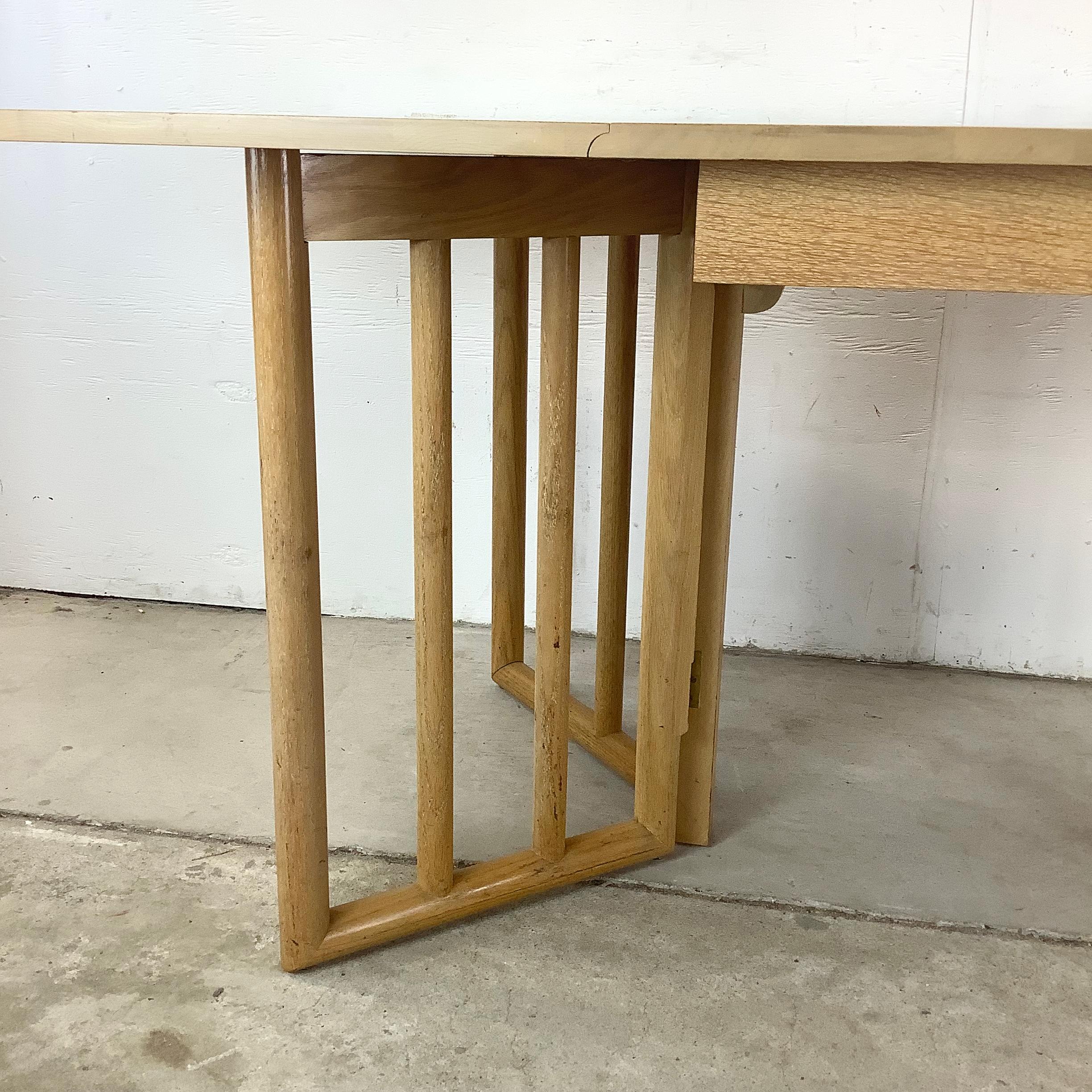 Vintage Modern Gateleg Dining Table For Sale 5