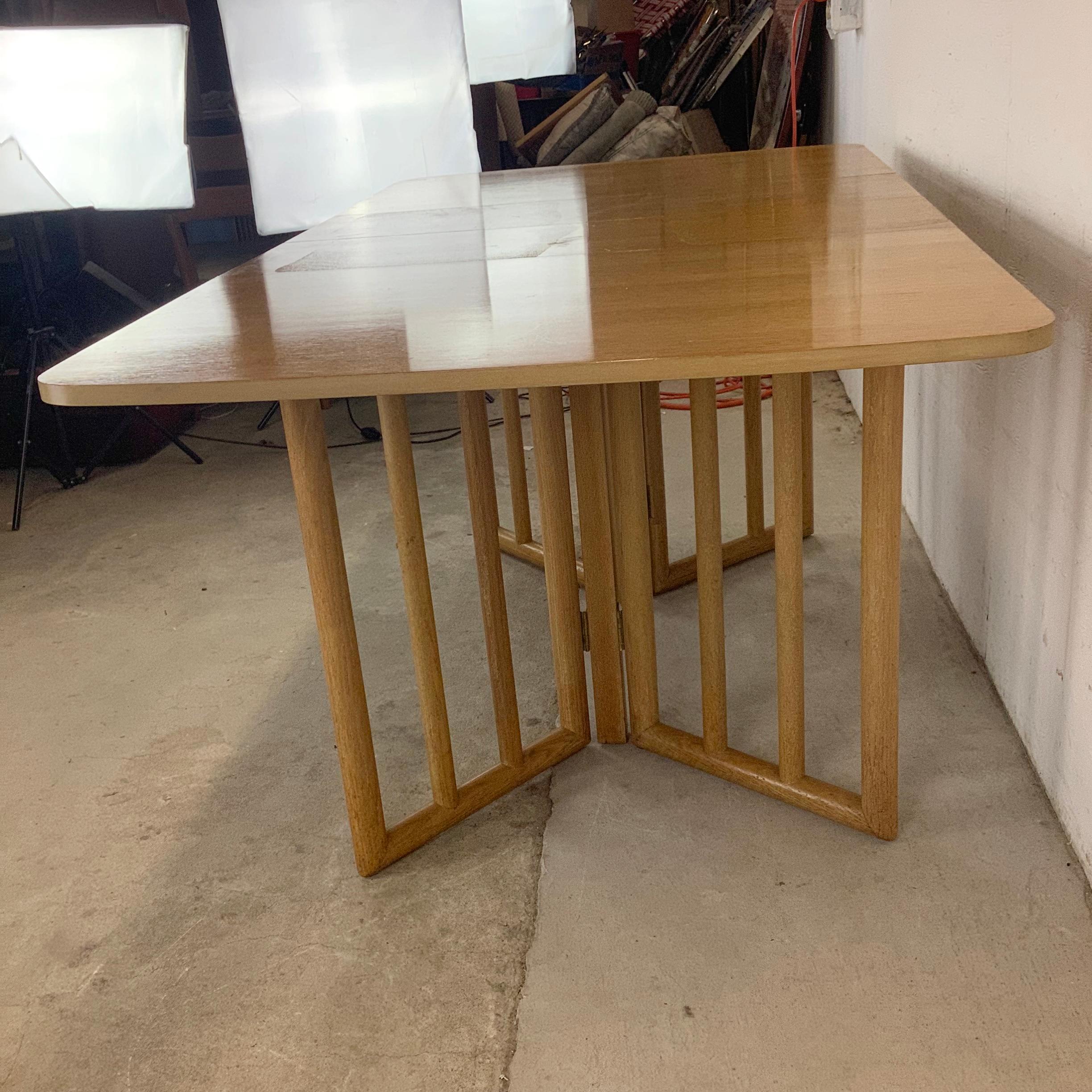 Vintage Modern Gateleg Dining Table For Sale 6