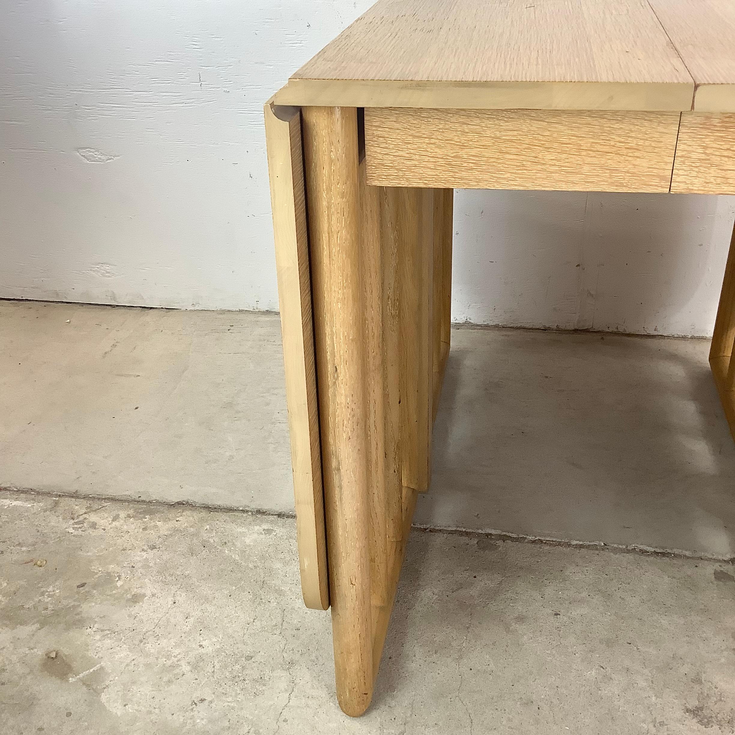 Vintage Modern Gateleg Dining Table For Sale 8