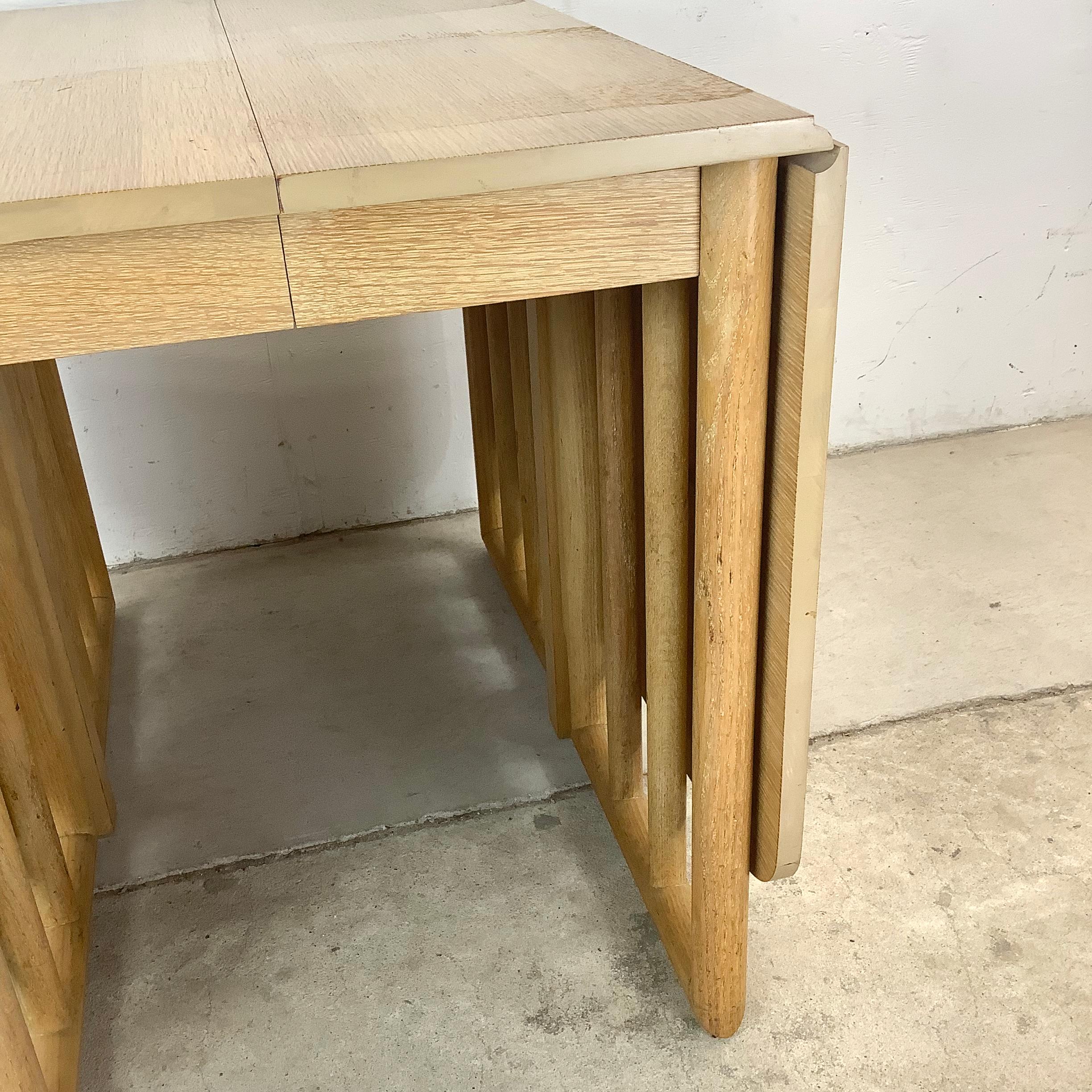 Vintage Modern Gateleg Dining Table For Sale 9