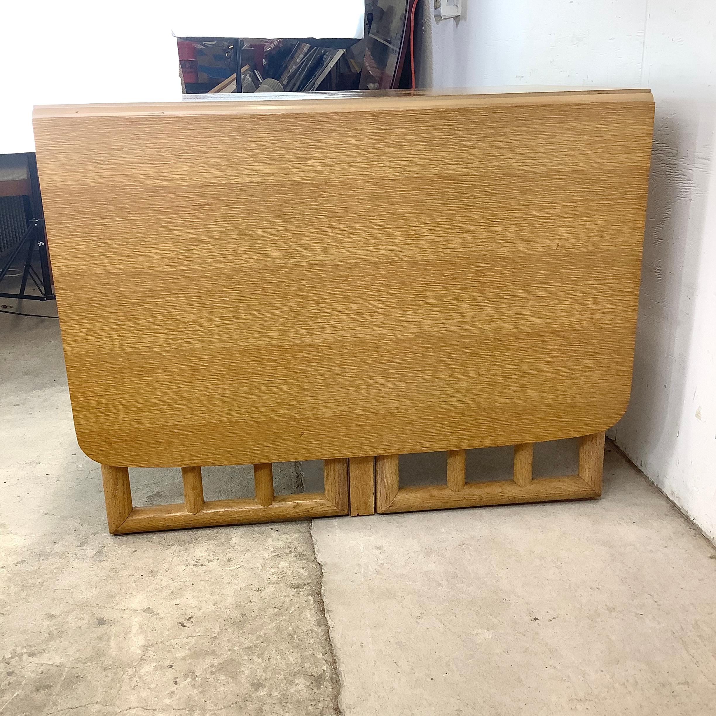 20th Century Vintage Modern Gateleg Dining Table For Sale
