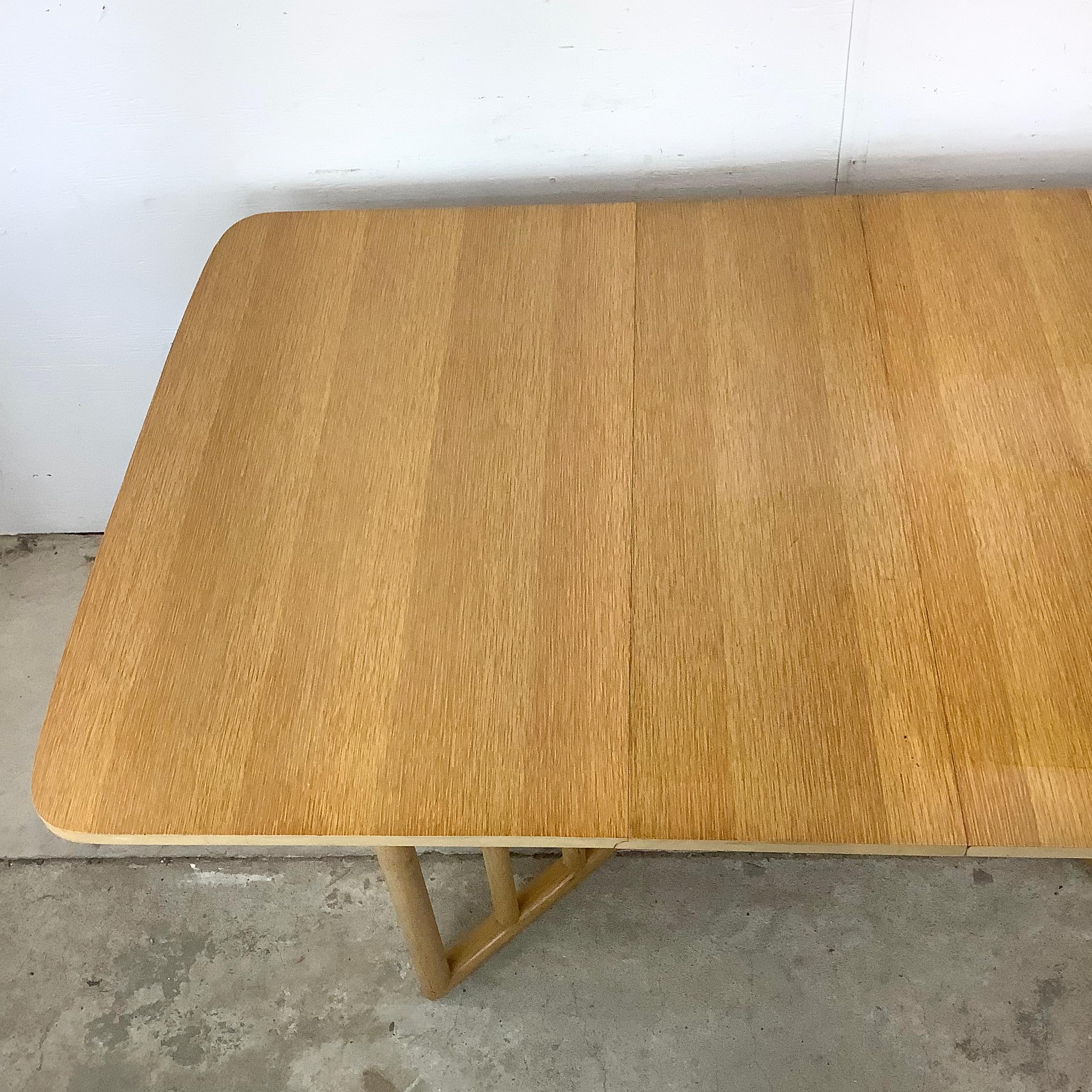 Vintage Modern Gateleg Dining Table For Sale 1