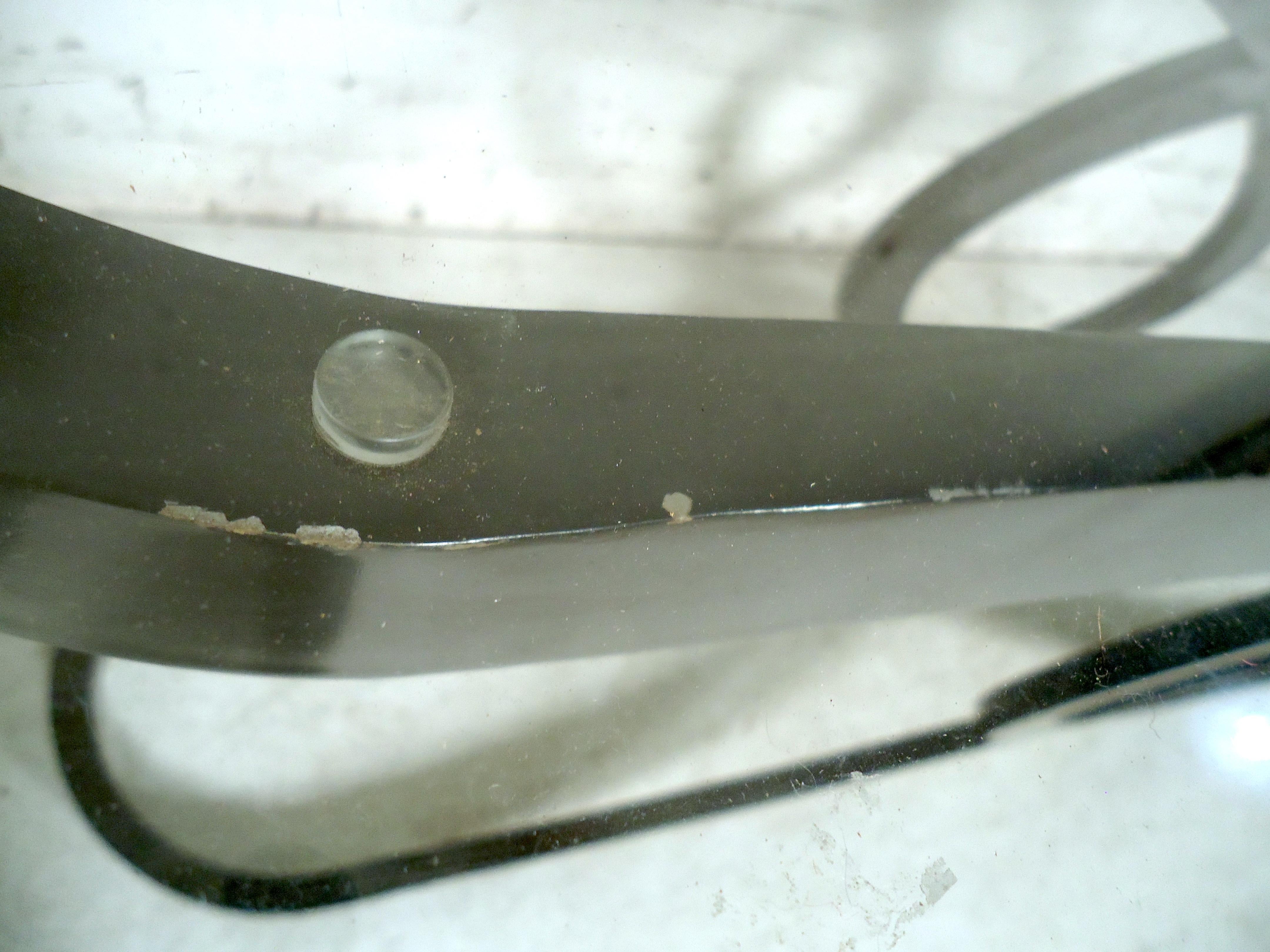 Vintage Modern Glass Top Console Table 4