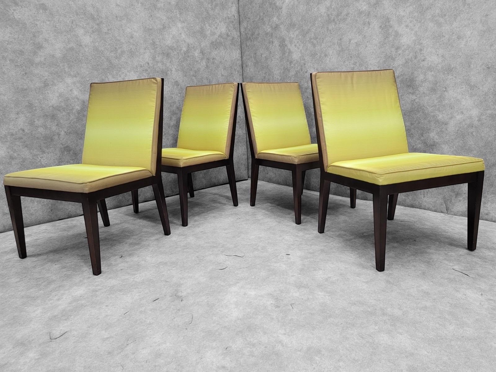 Vintage Moderner Gunlocke Chair Co. Esszimmerstühle - 4er-Set (20. Jahrhundert) im Angebot