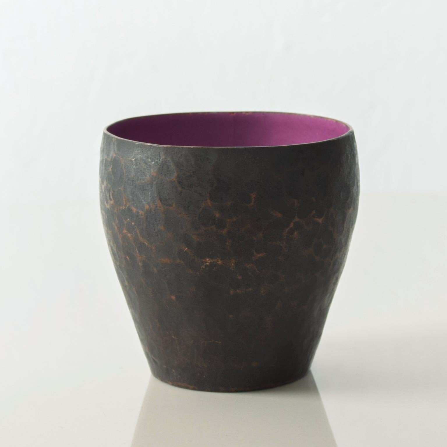 small copper vase