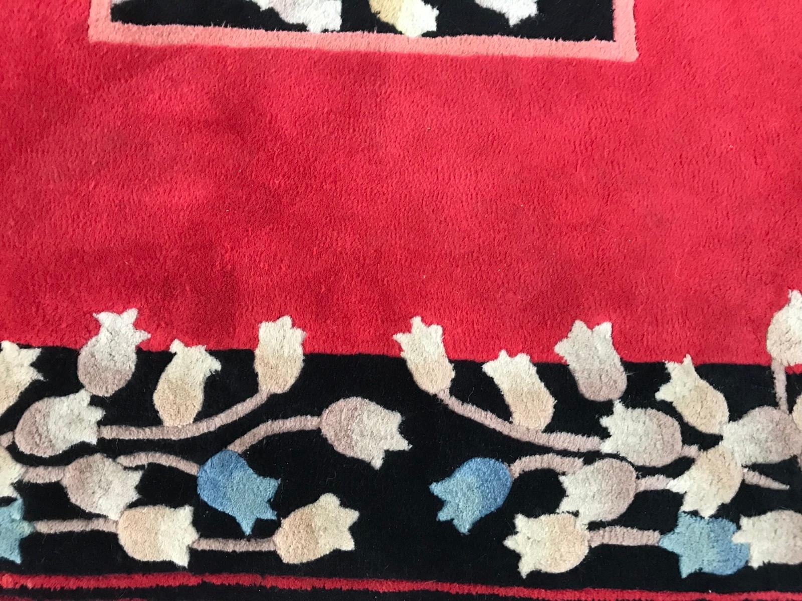 Bobyrug’s Vintage Modern Hand Tufted Rug For Sale 4