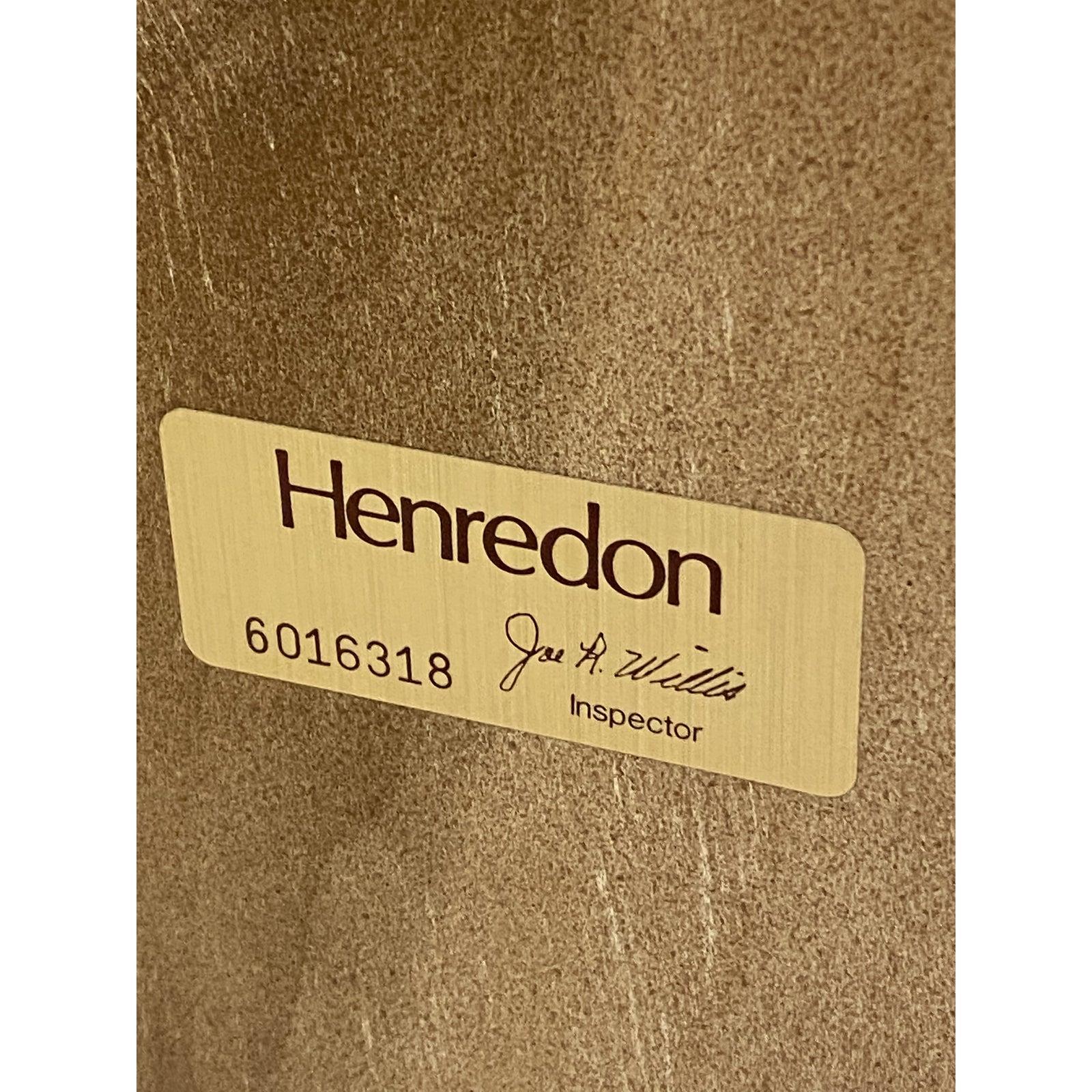 Vintage Modern Henredon Cherry Hardwood Credenza For Sale 1