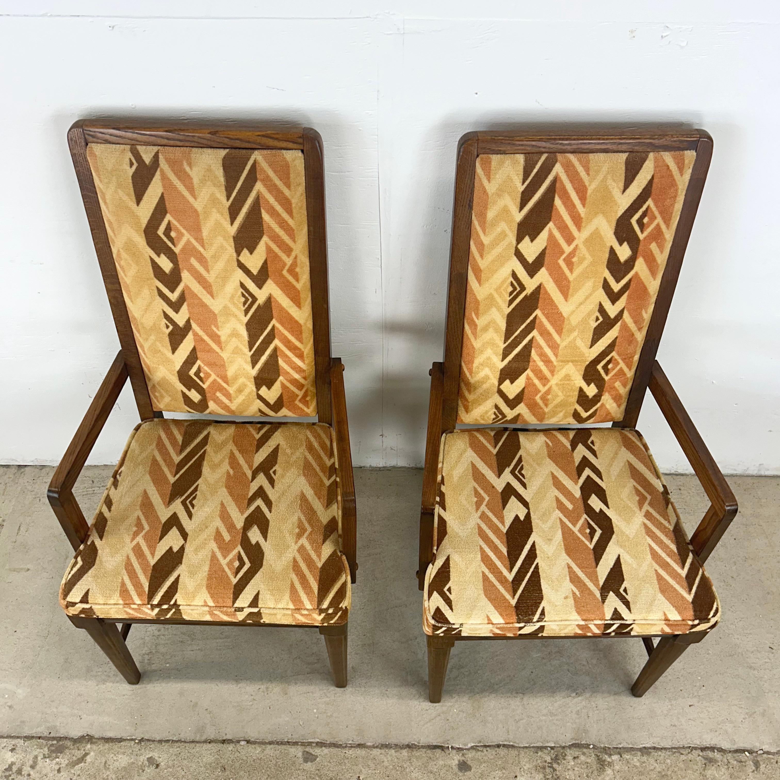 Chaises de salle à manger à dossier haut The Moderns - set of Six en vente 2