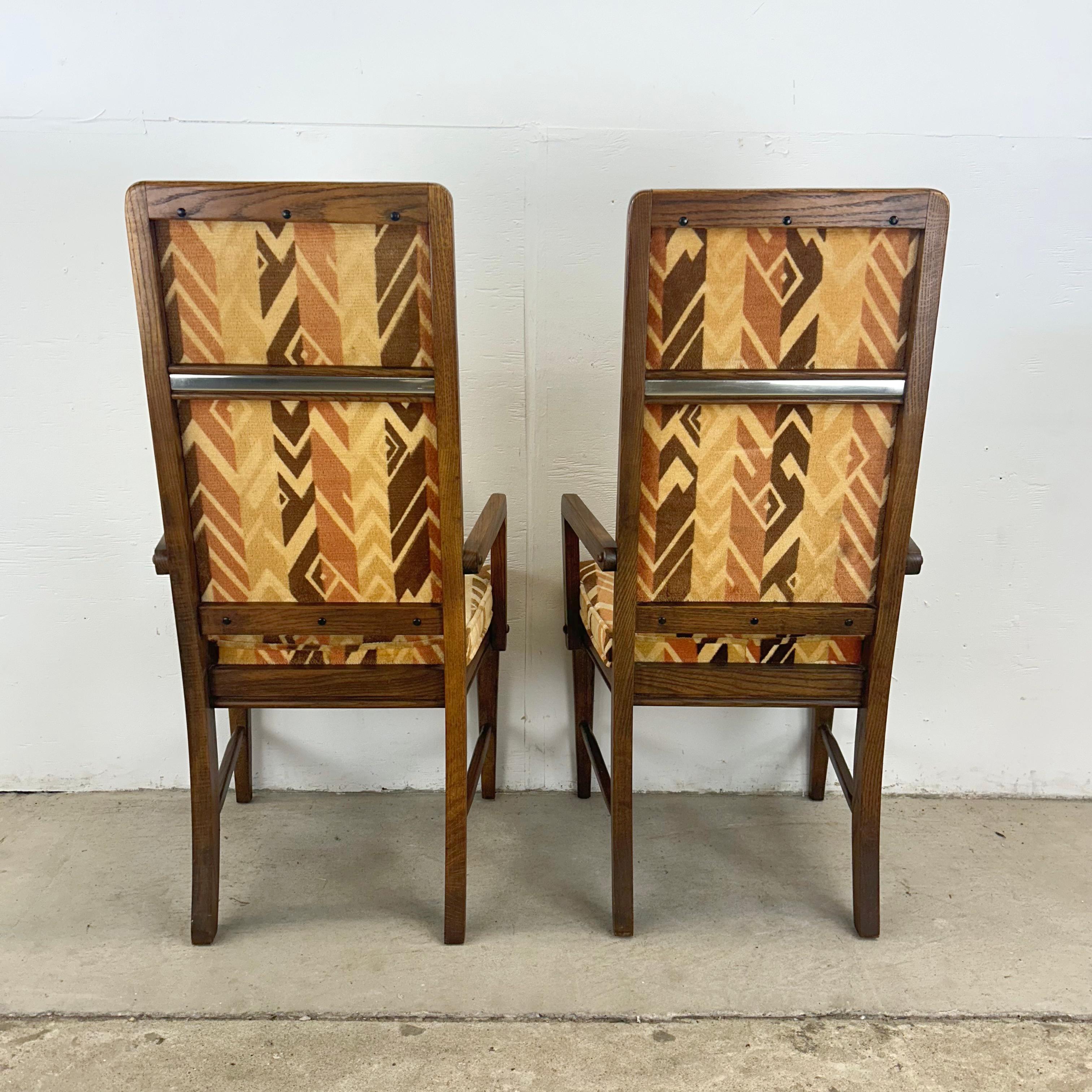 Chaises de salle à manger à dossier haut The Moderns - set of Six en vente 3