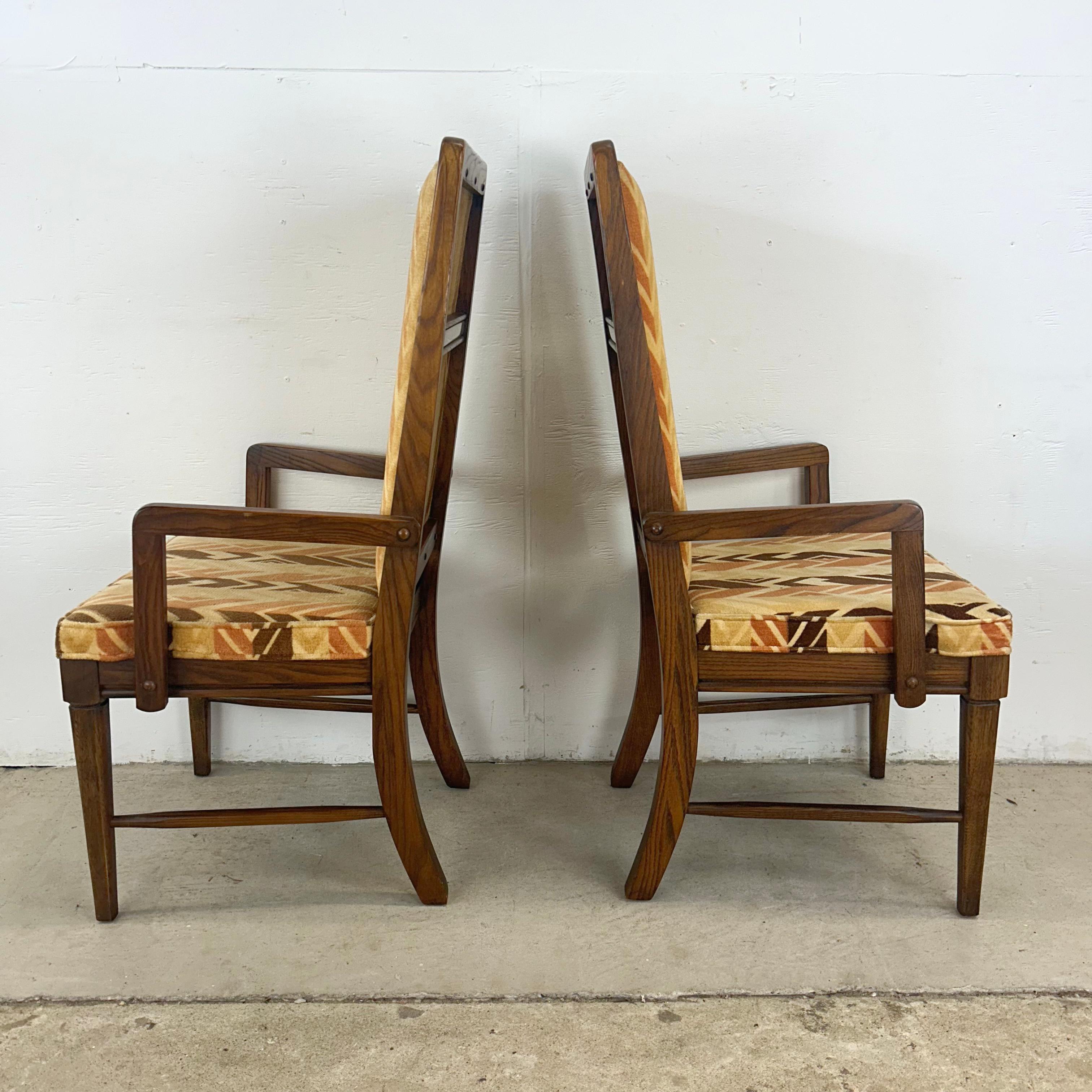 Chaises de salle à manger à dossier haut The Moderns - set of Six en vente 4