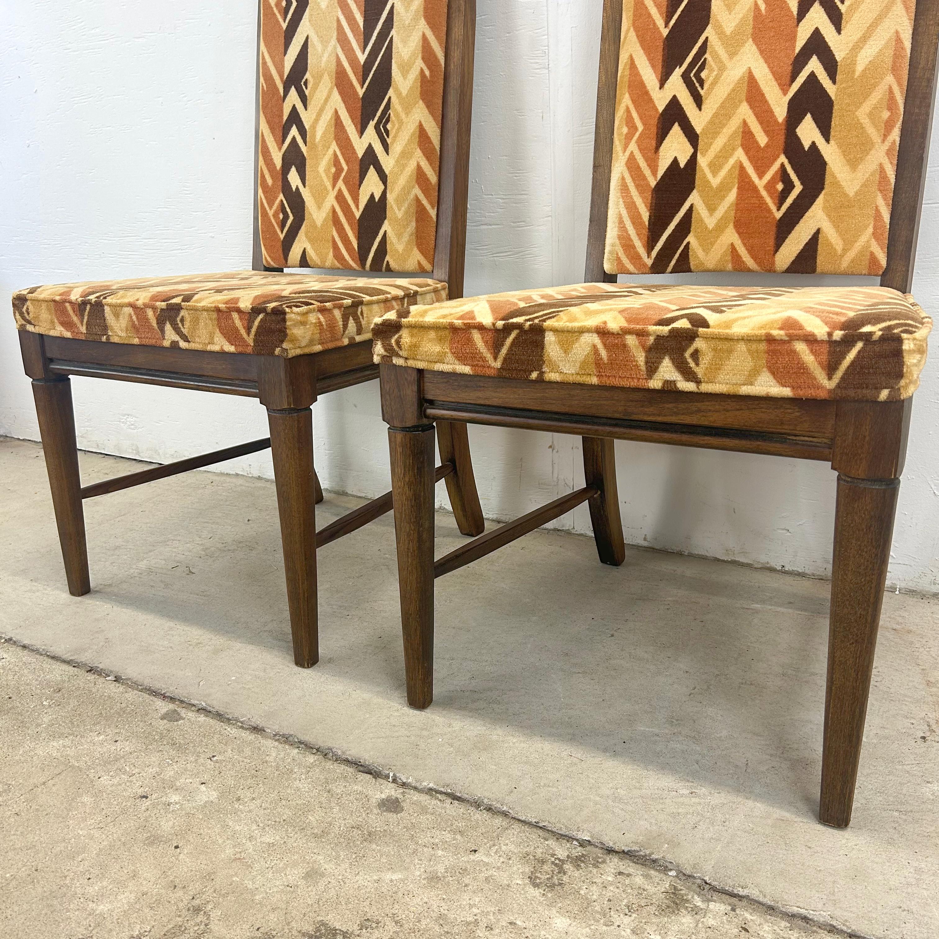 20ième siècle Chaises de salle à manger à dossier haut The Moderns - set of Six en vente