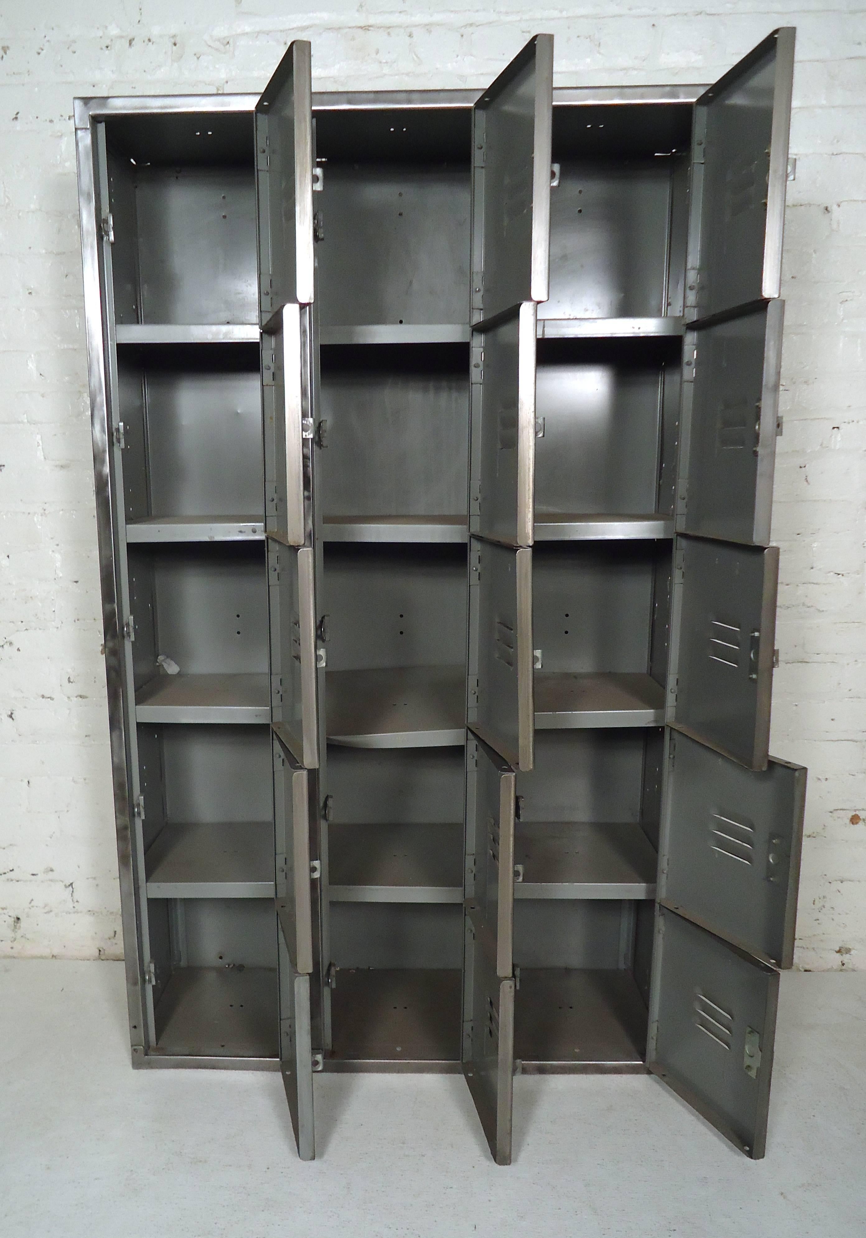 Vintage Modern Industrial Storage Locker 6