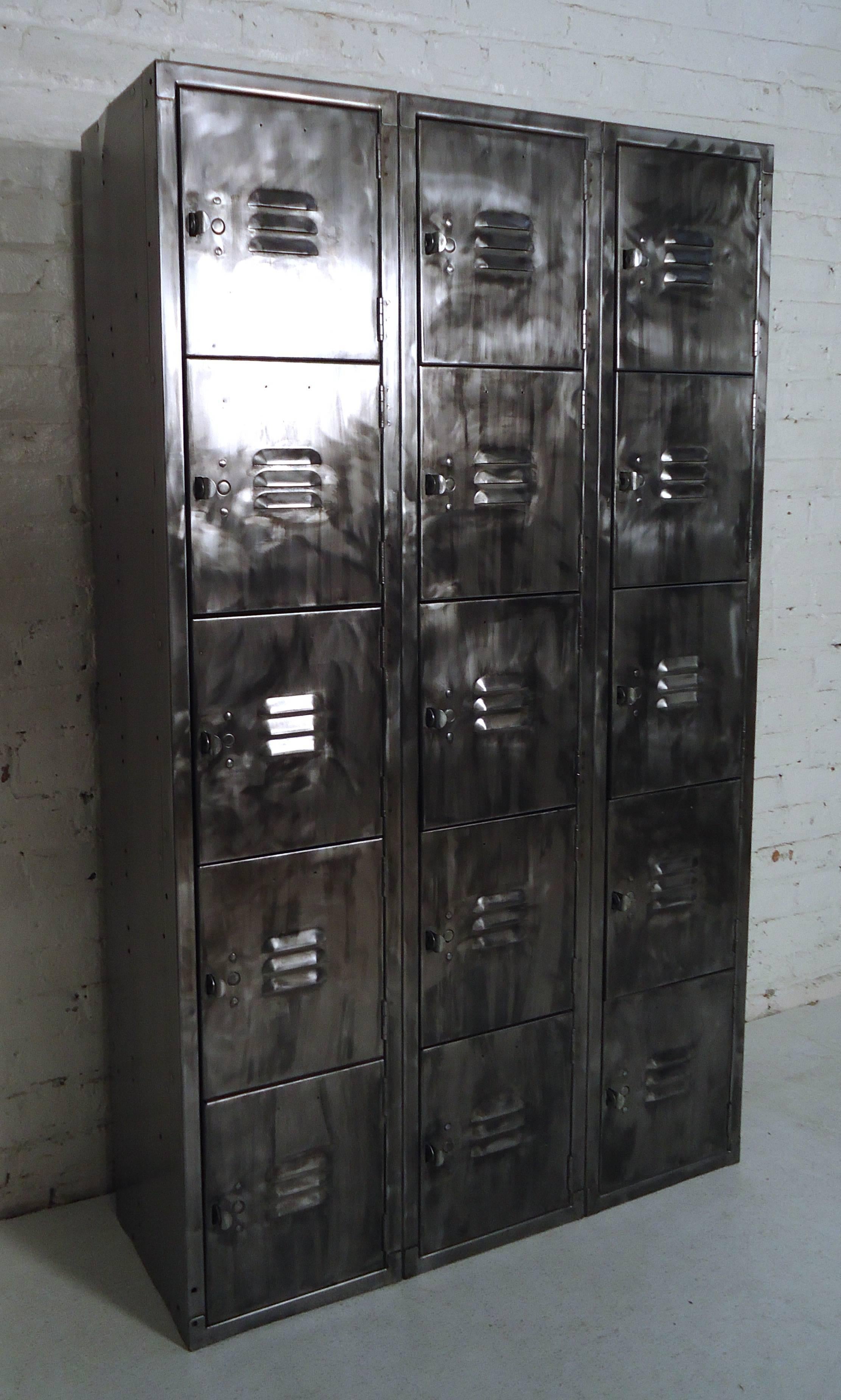 Vintage Modern Industrial Storage Locker 1