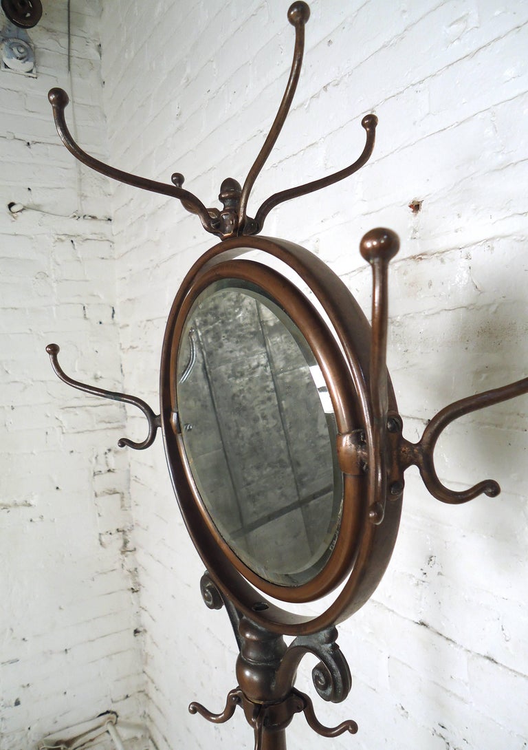 Vintage Modern Iron Coat Rack For Sale at 1stdibs