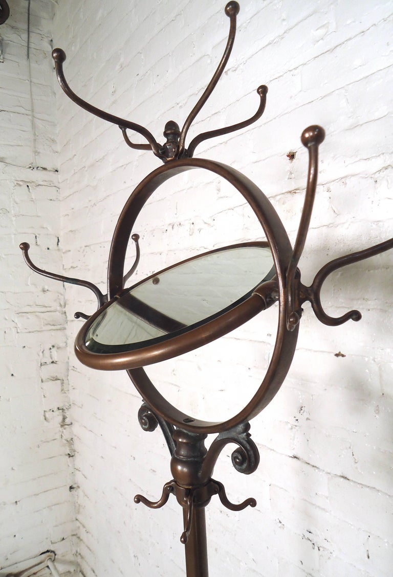 Vintage Modern Iron Coat Rack For Sale at 1stdibs