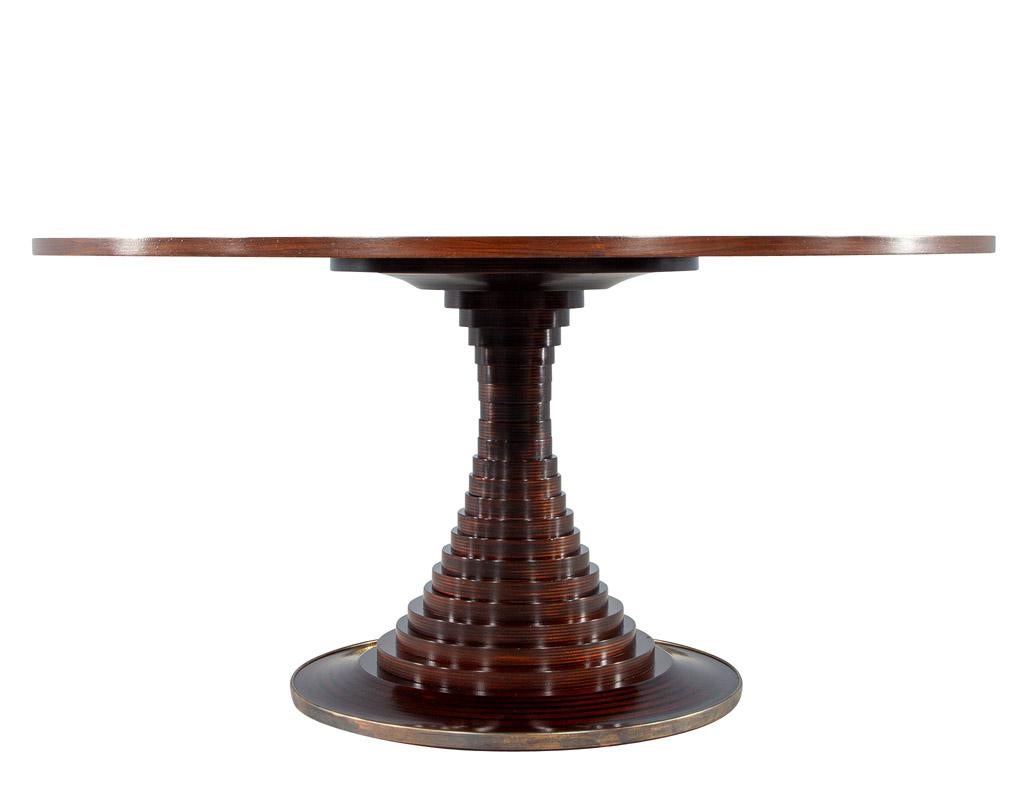 Table de salle à manger italienne moderne vintage par Carlo Di Carli en vente 4