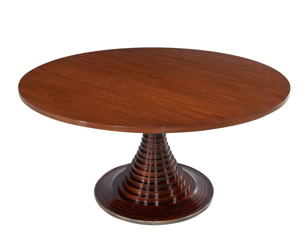 Métal Table de salle à manger italienne moderne vintage par Carlo Di Carli en vente