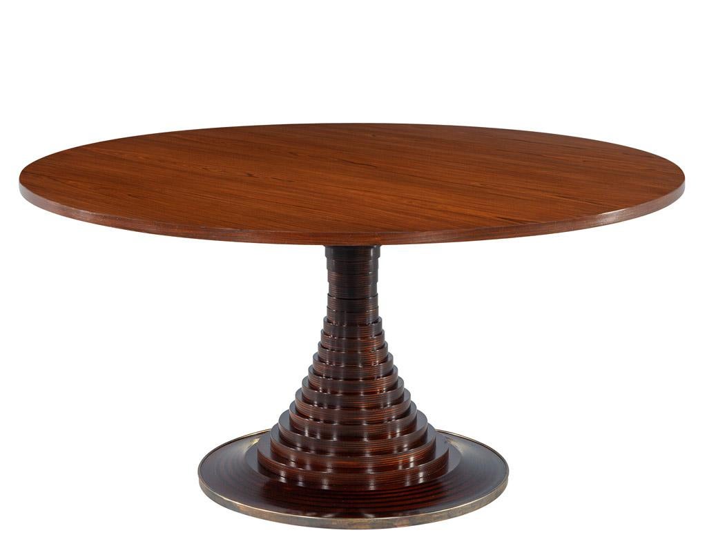 Vintage Modern Italian Dining Table by Carlo Di Carli For Sale 3