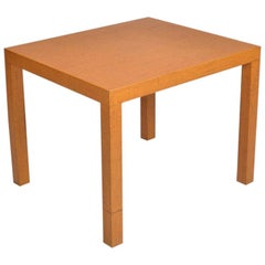 Used Modern Karl Springer Attributed Rattan Table