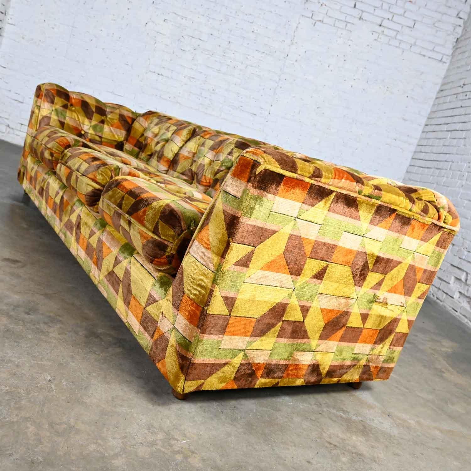 geometric couch