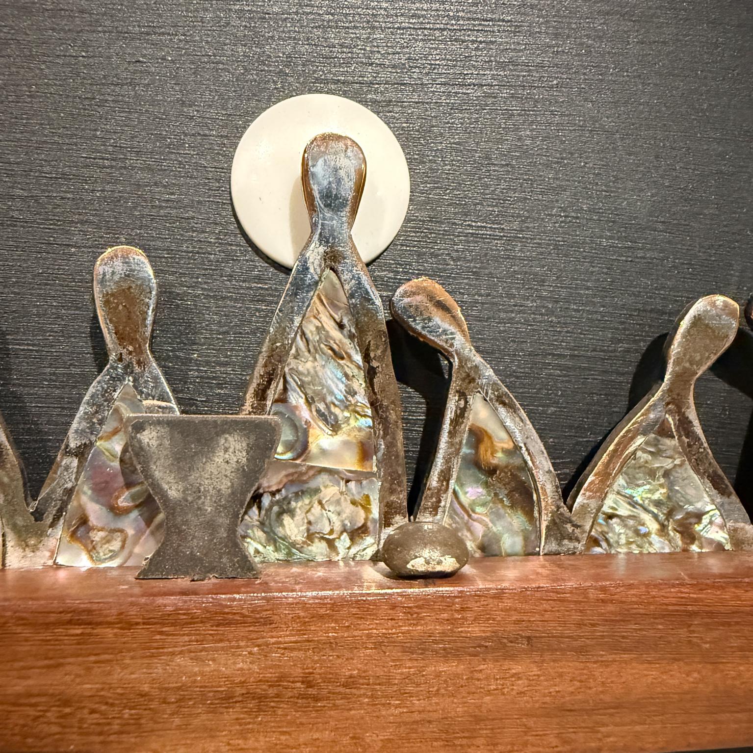 Vintage Modern Abendmahl nach Emaus (Abalone) im Angebot
