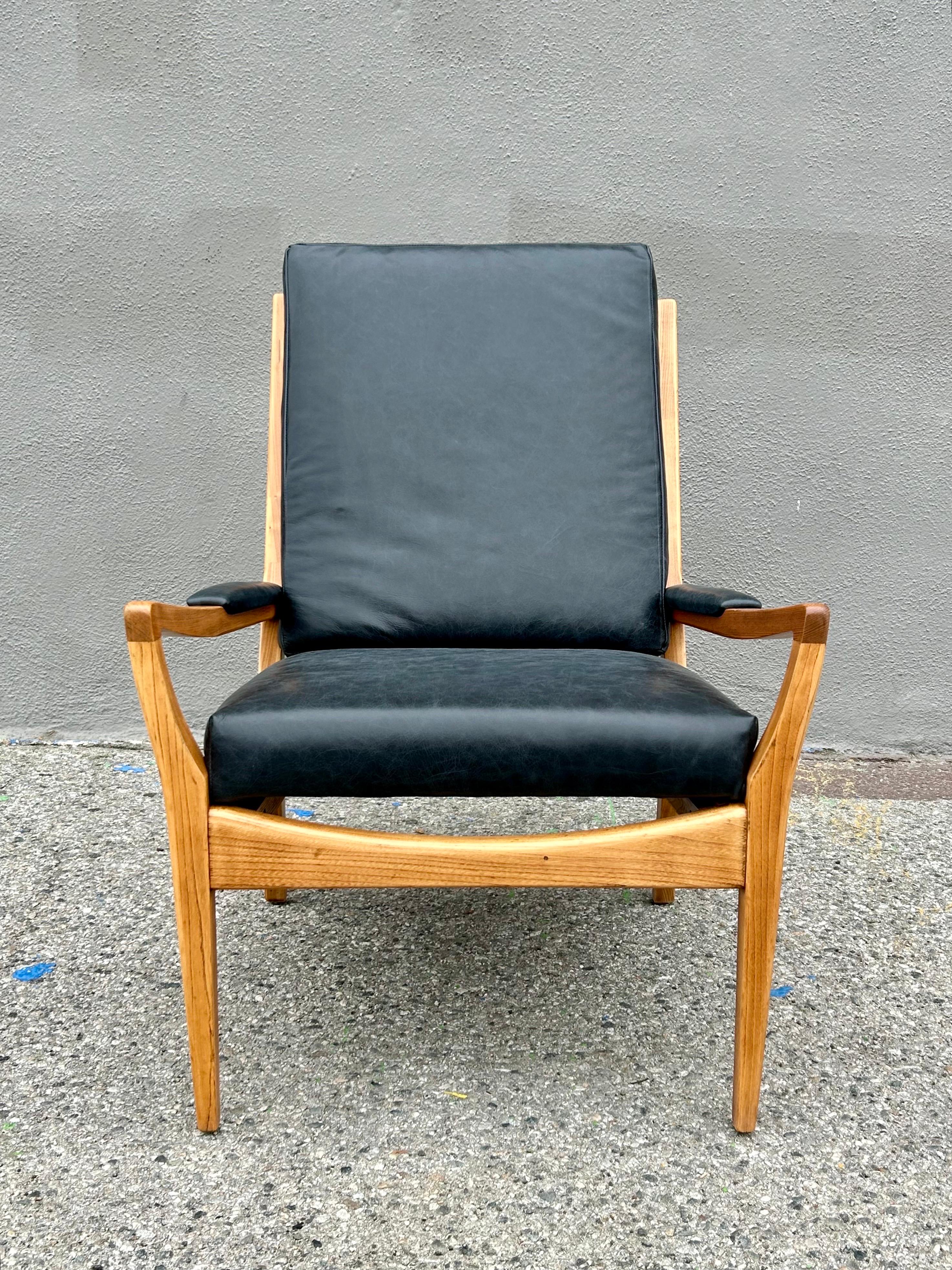 Modern Leather Lounge Chair Don Princess 2