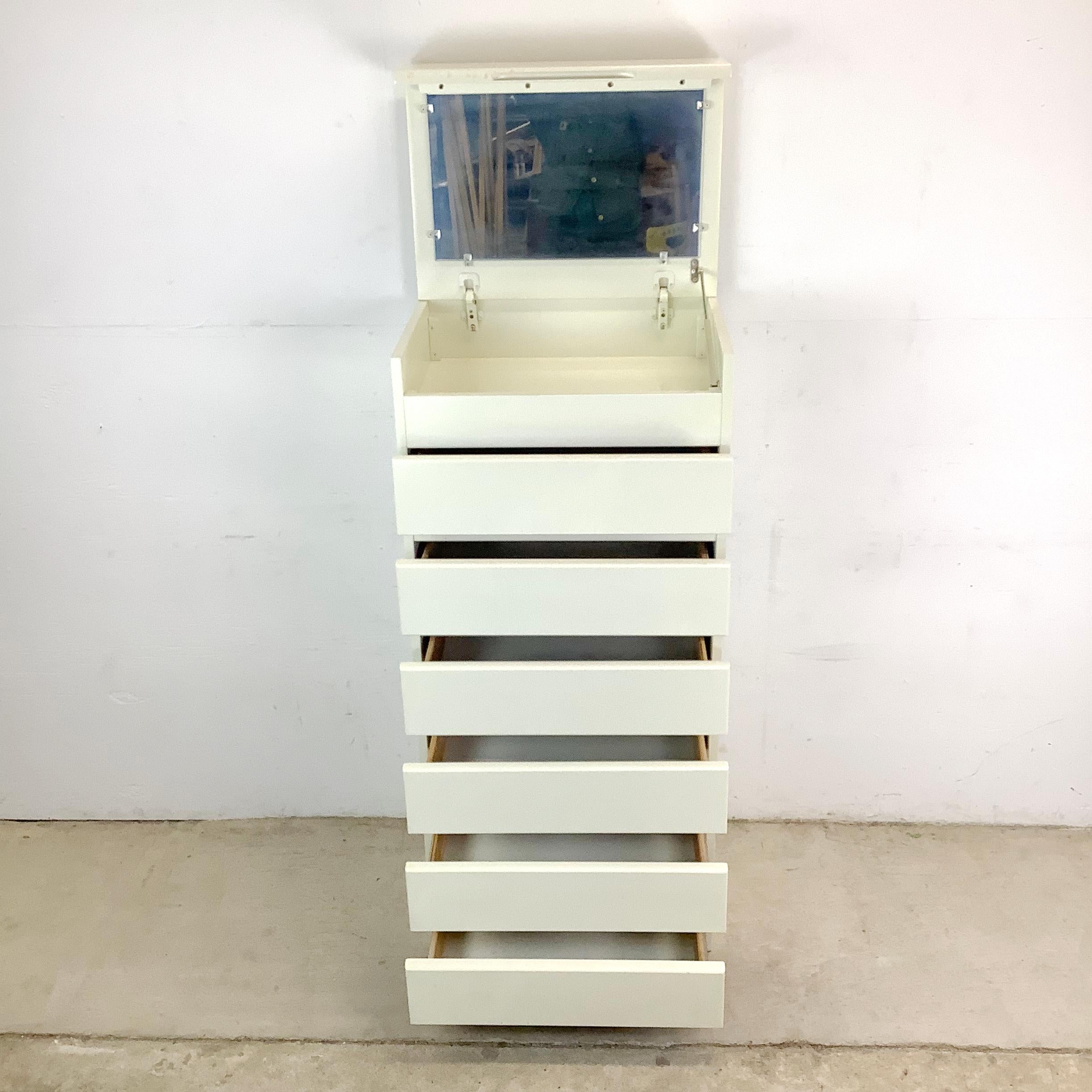 Vintage Modern Lingerie Chest With Jewelry Box 5