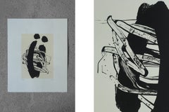 Vintage Modern Lithograph, Lovers by Unknown Artist