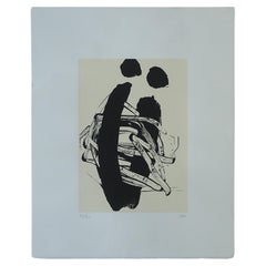 Vintage Modern Lithograph, Lovers by Unknown Artist
