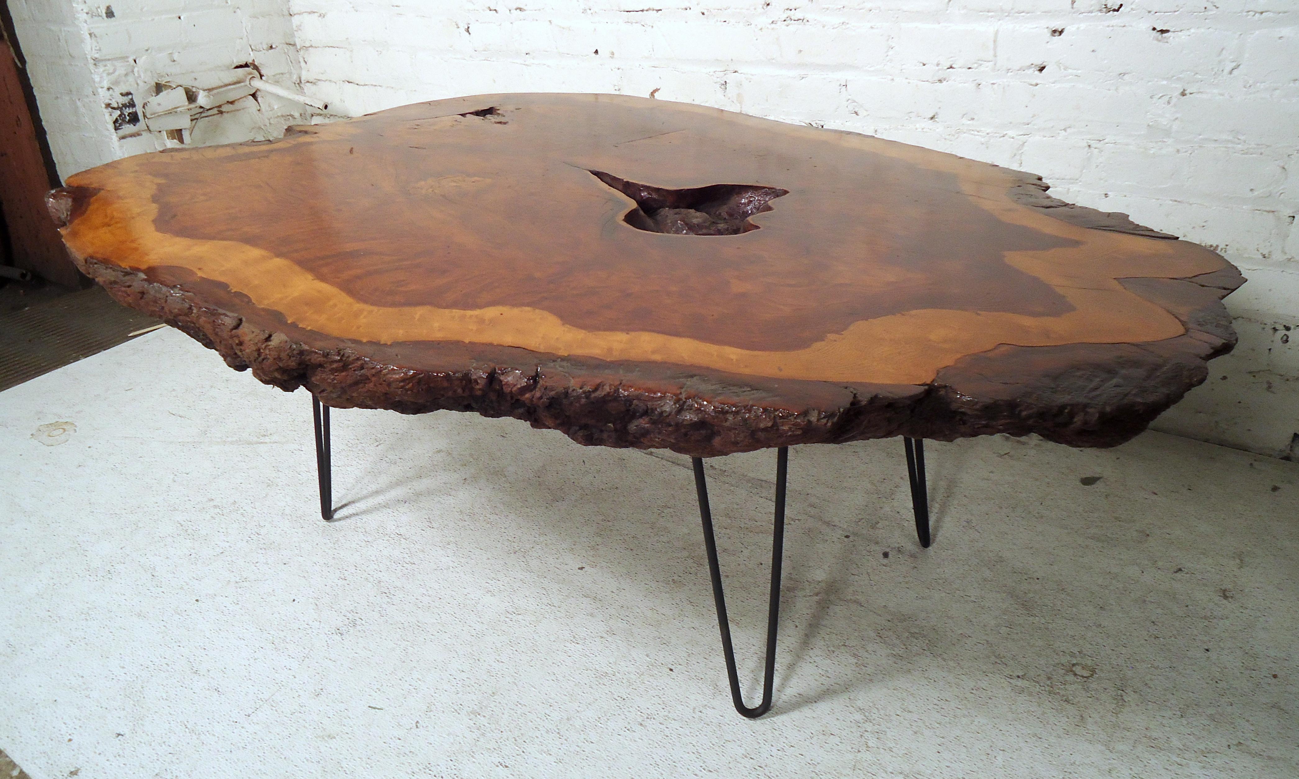live edge coffee table for sale