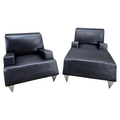 Sedia da salotto moderna vintage/Chaise 2-Piece di Catherine Chanicci